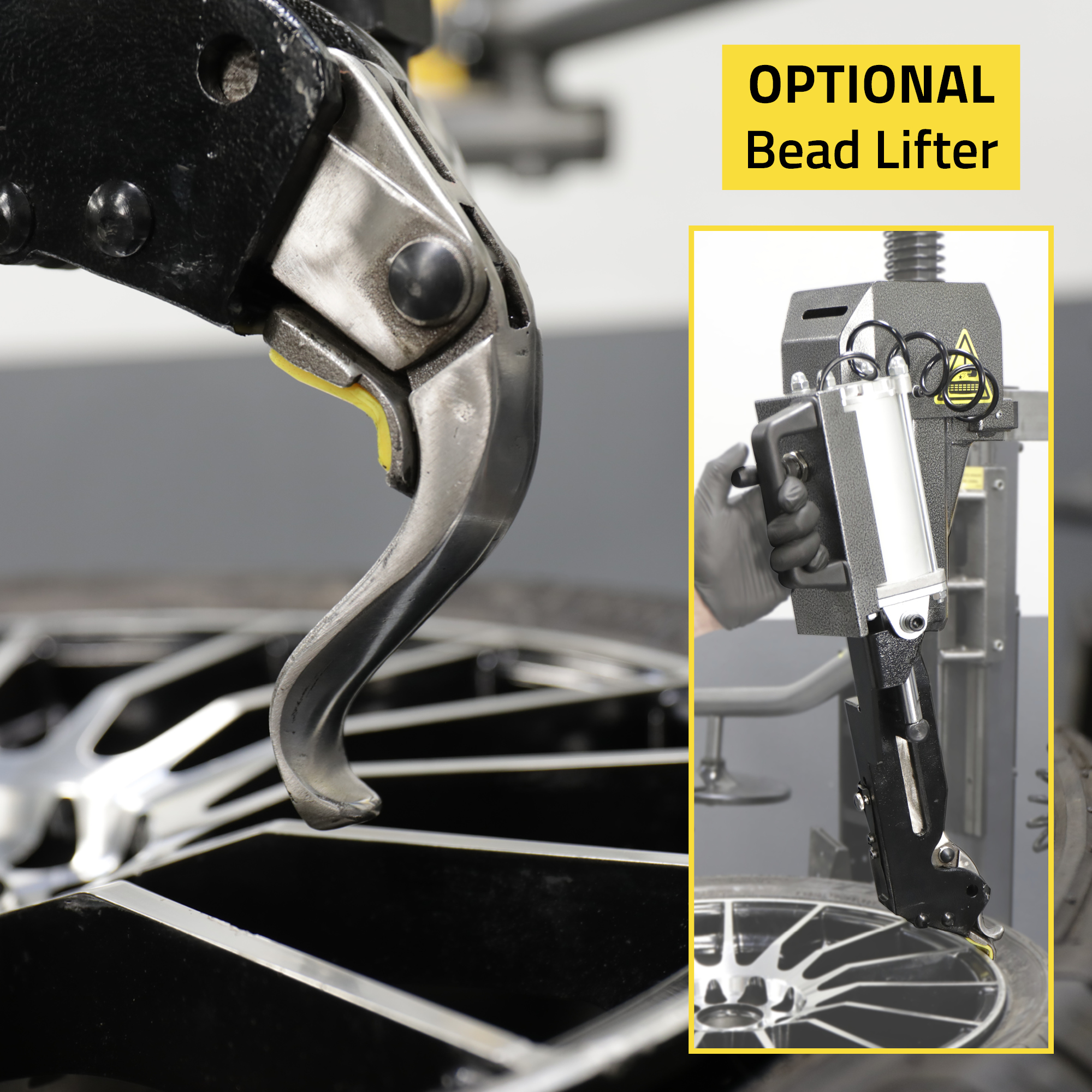 Helps Protect Wheels, Tires, and Technicians