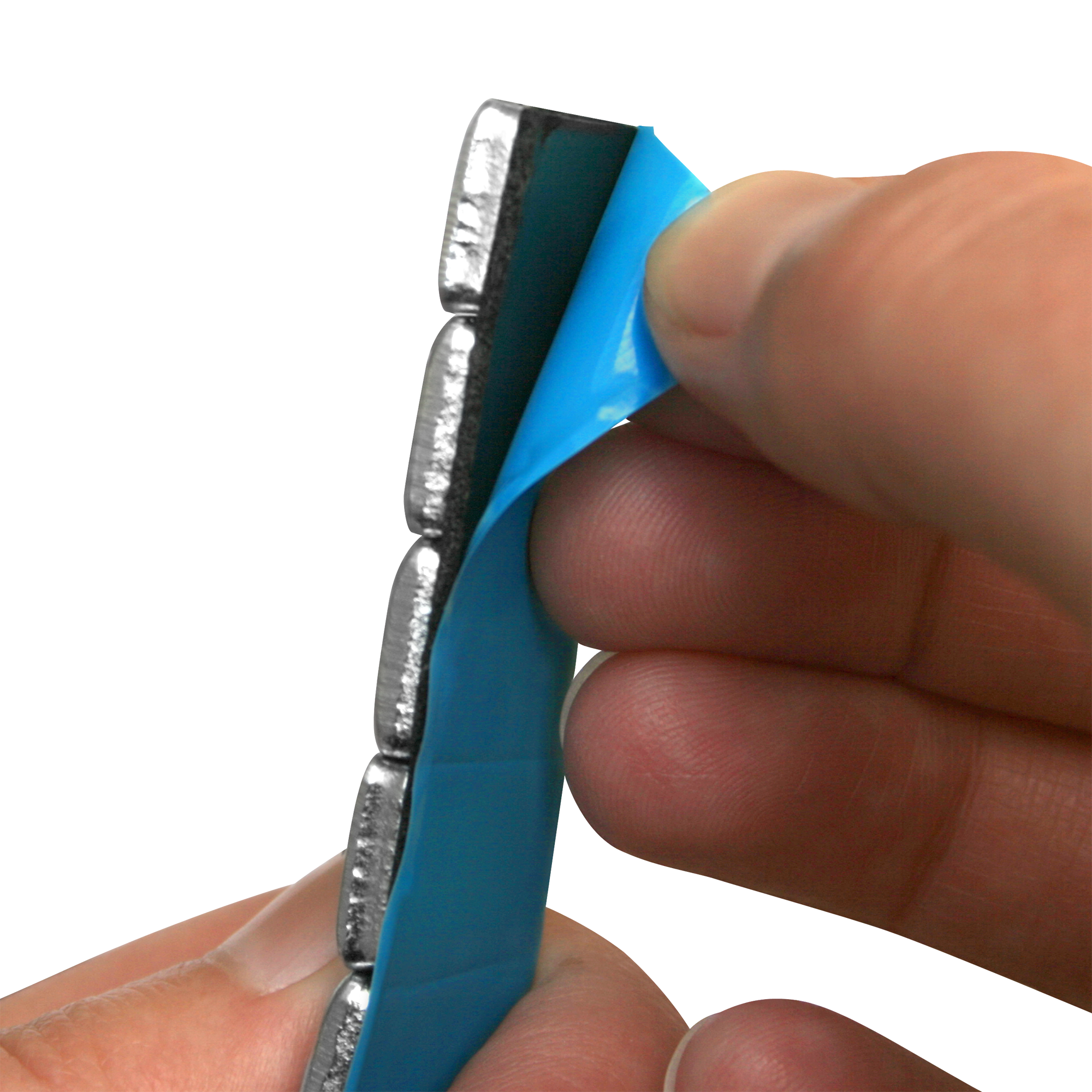 Quick-Peel Liner and Strong Adhesive Backing