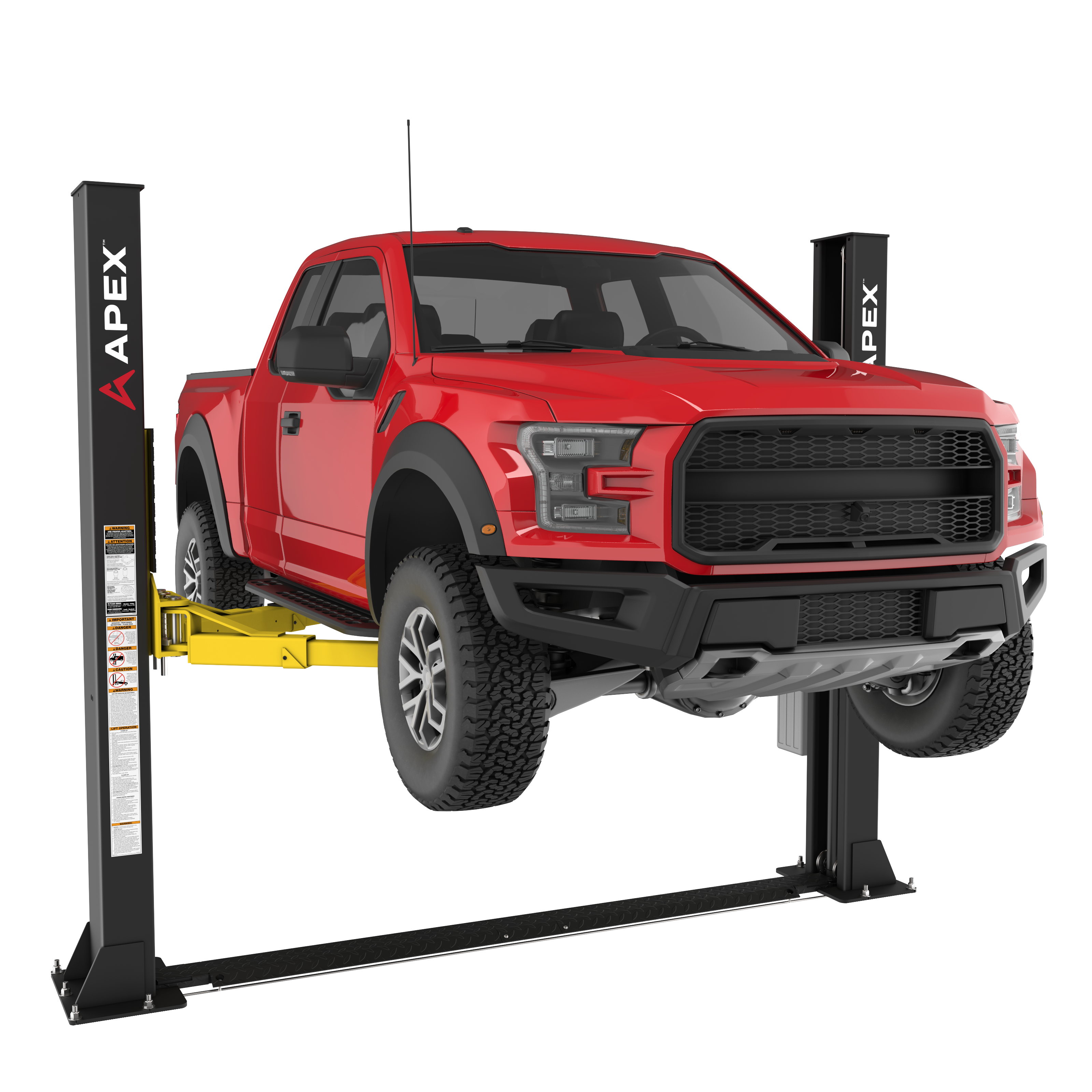 Automatic Safety Locks and BendPak-Backed Support