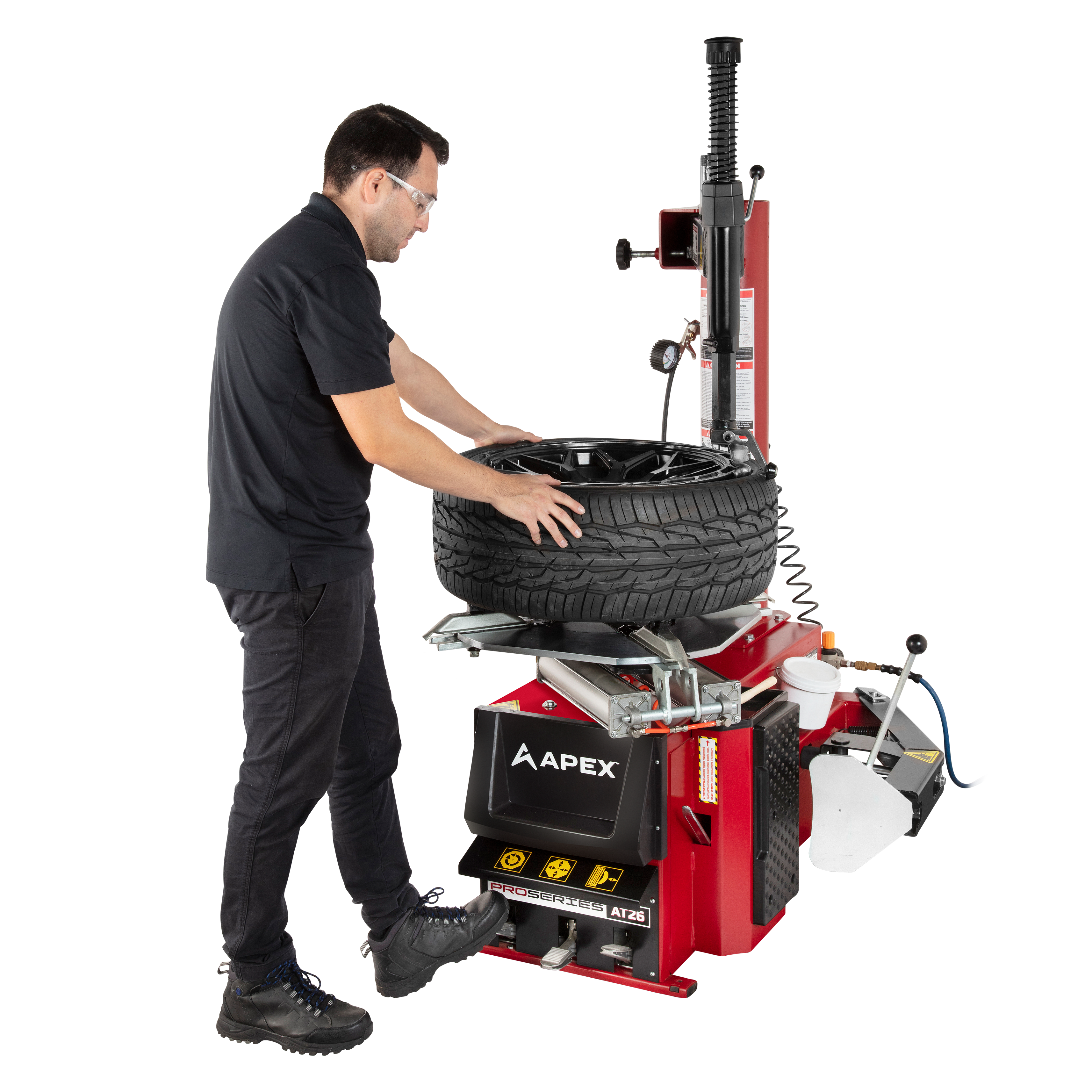 High-Torque Turntable Control for Mounting and Demounting