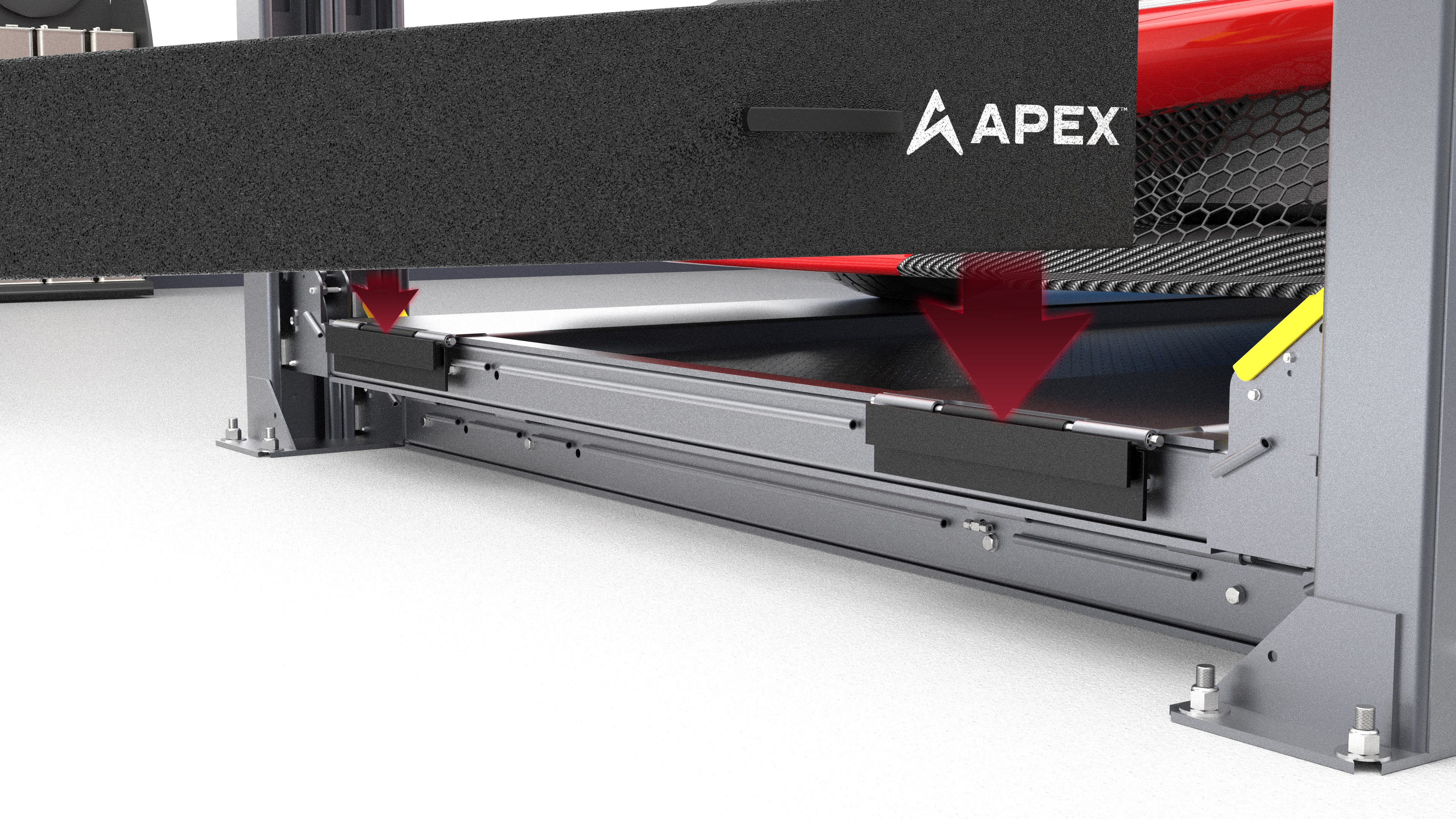 Heavy-Duty Steel Ramp Brackets Built for Secure Drive-On Loading
