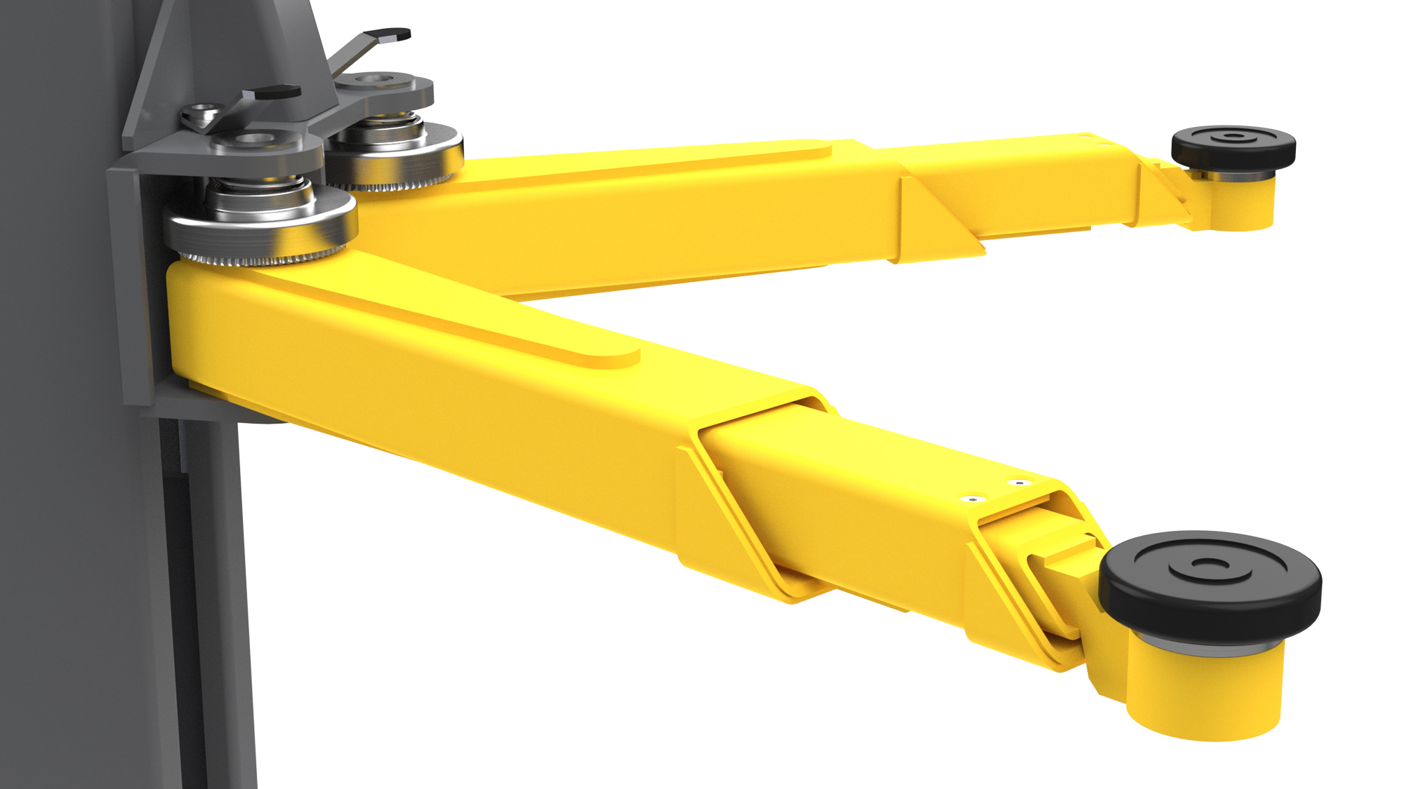 Automatic Swing Arm Restraints for Heavy Vehicle Service