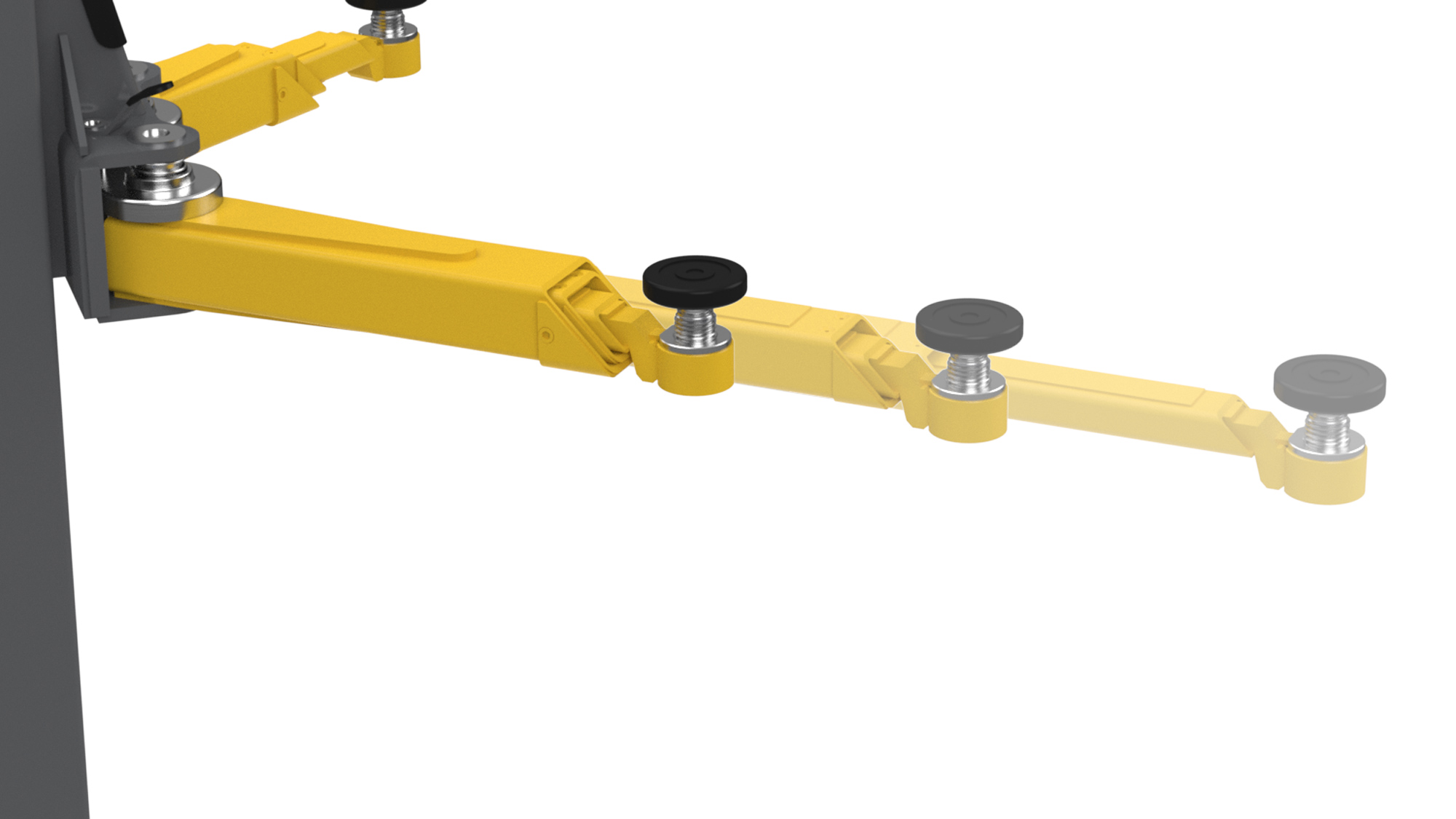 Triple-Telescoping Arms