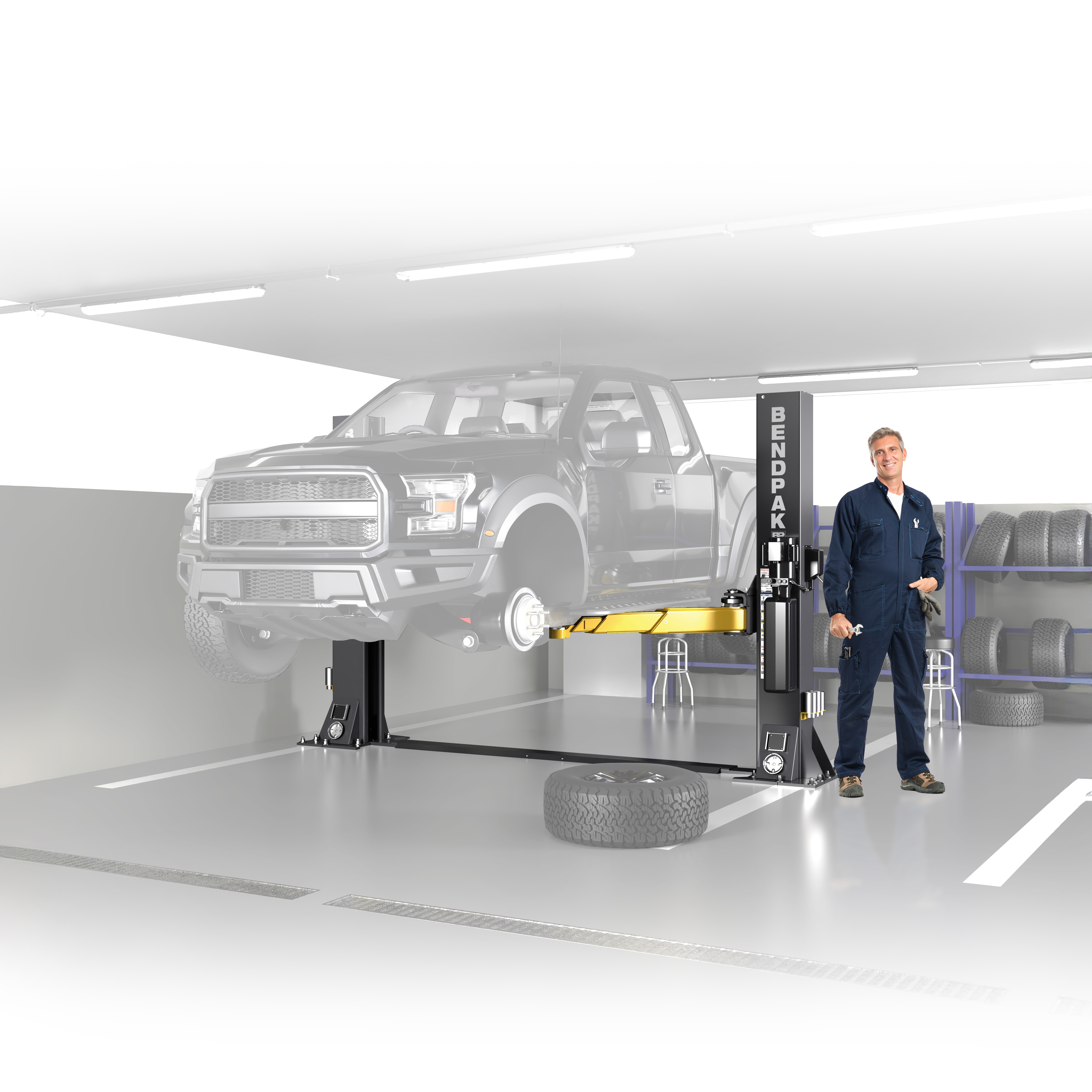 12,000-lb. Short-Rise Power