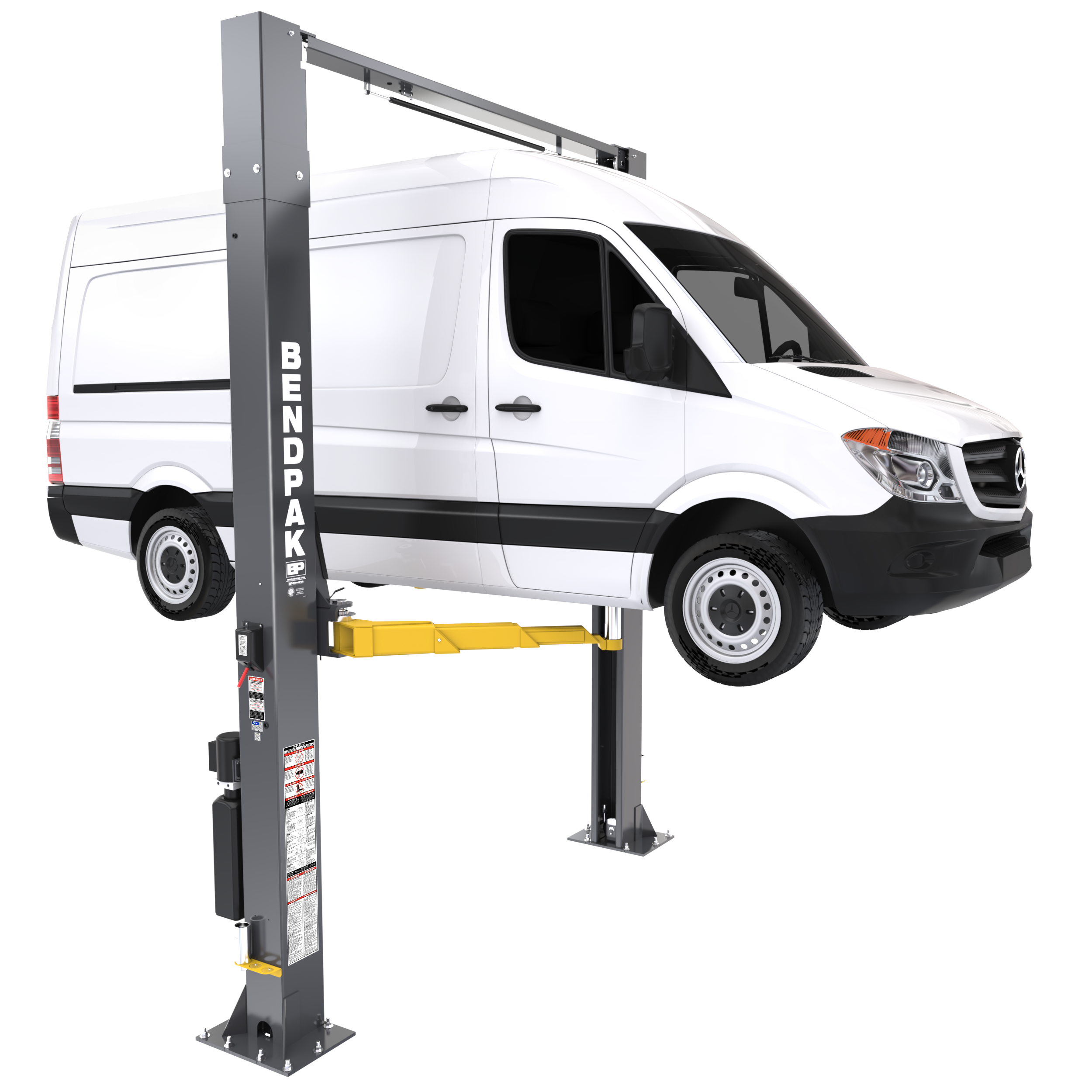 192-Inch Extended Height for More Overhead Clearance