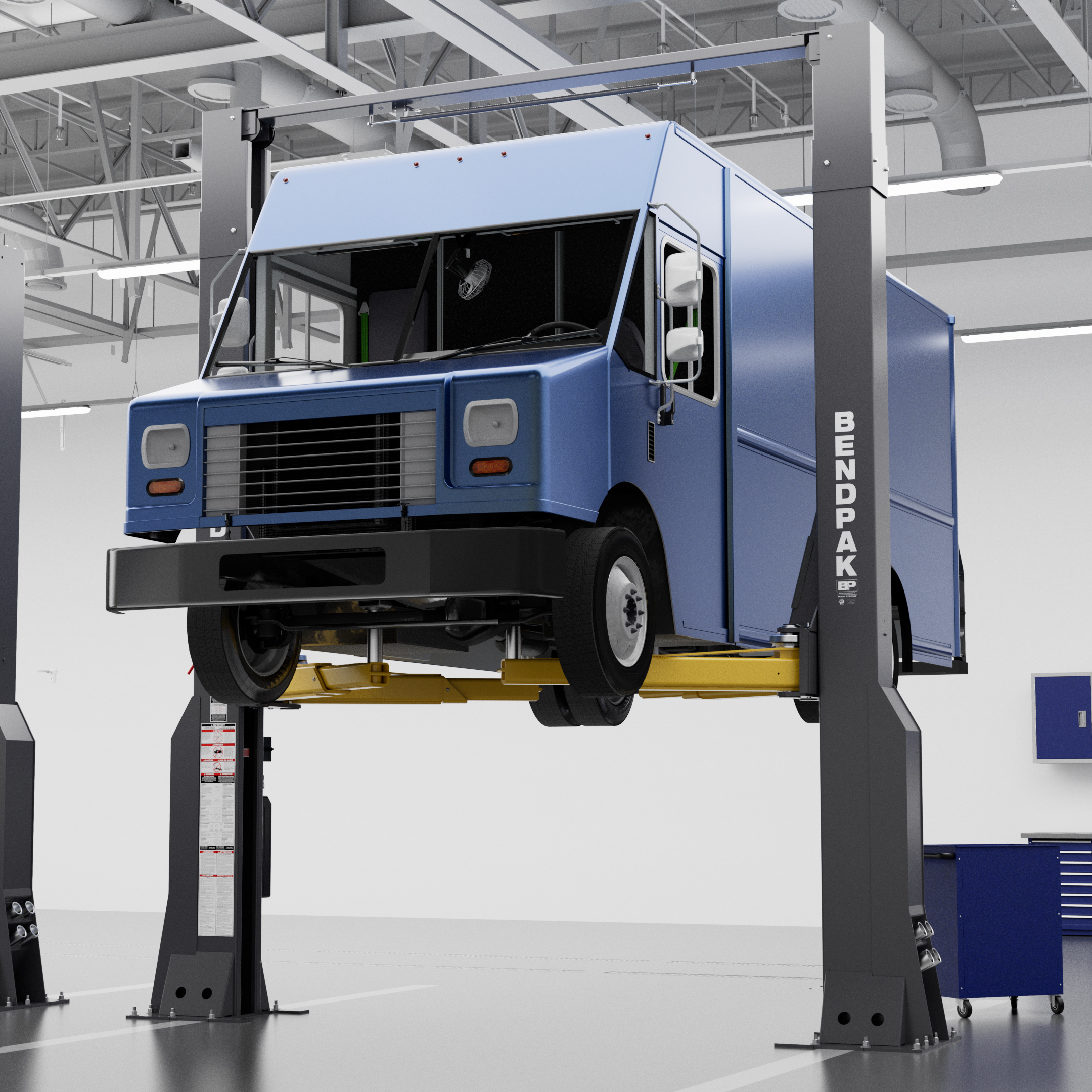 192-Inch Height for Tall Trucks, Vans, and Fleet Vehicles