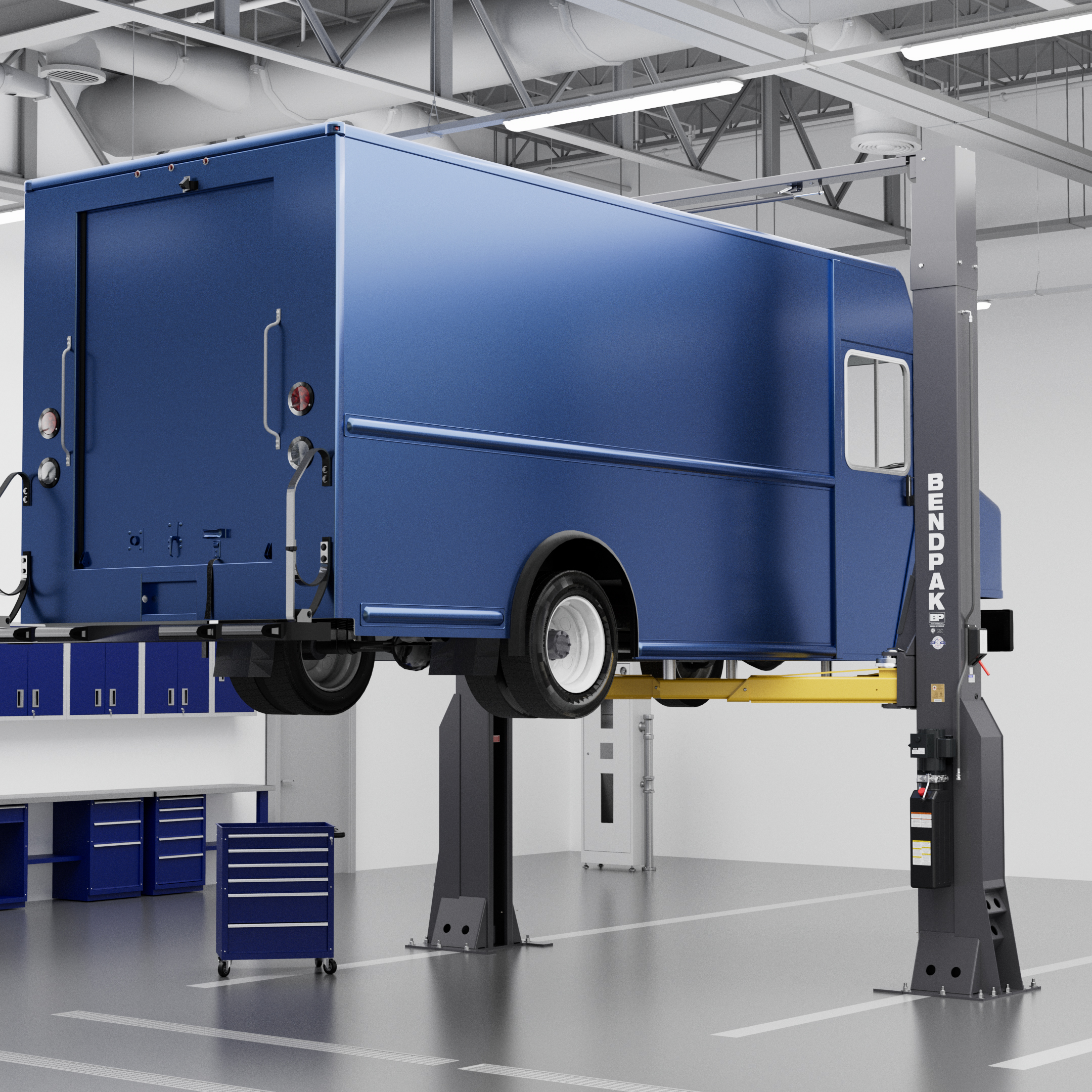 Clearfloor Service Access with Heavy-Duty Arm Control