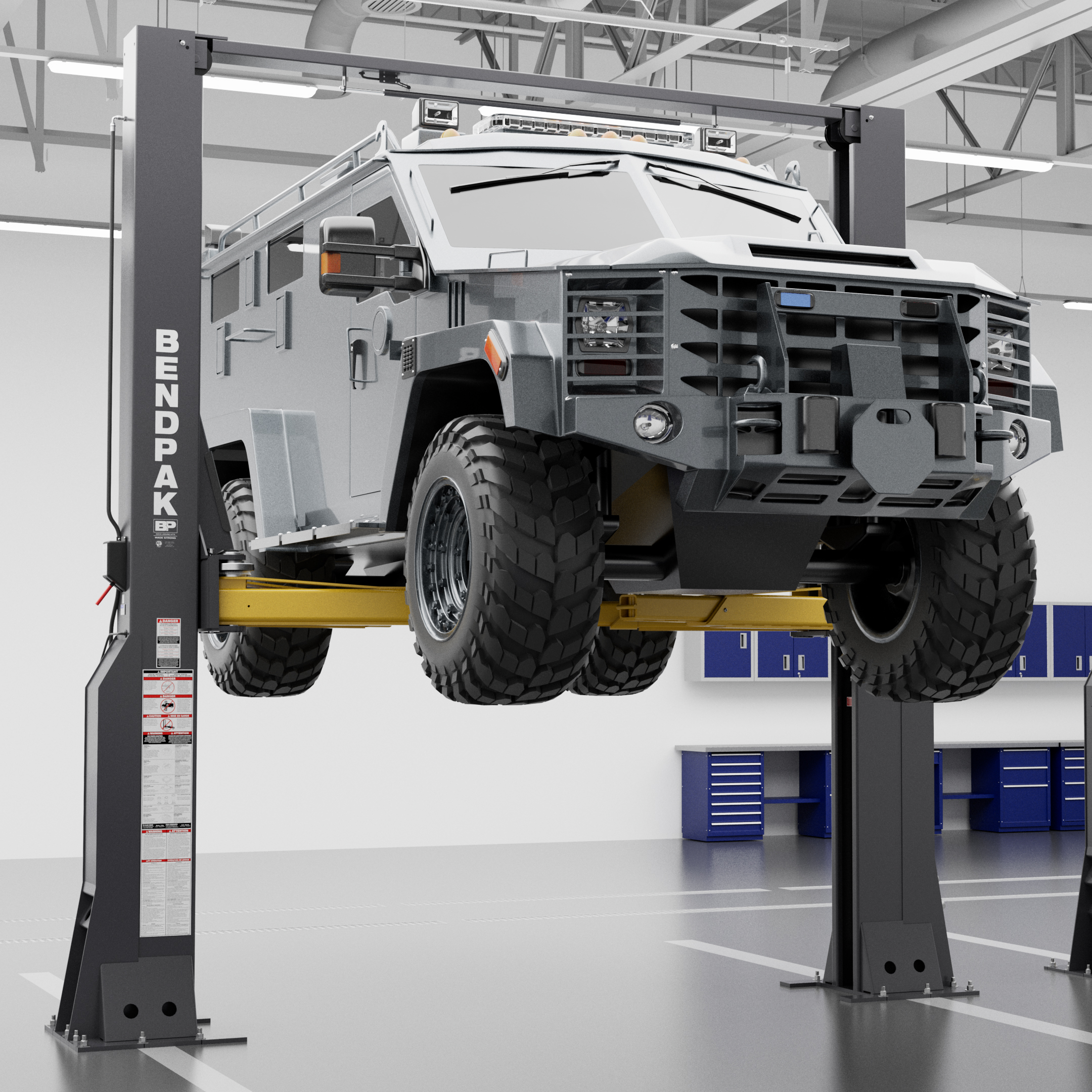 20,000-lb. Lifting Power for Heavy-Duty Service Bays