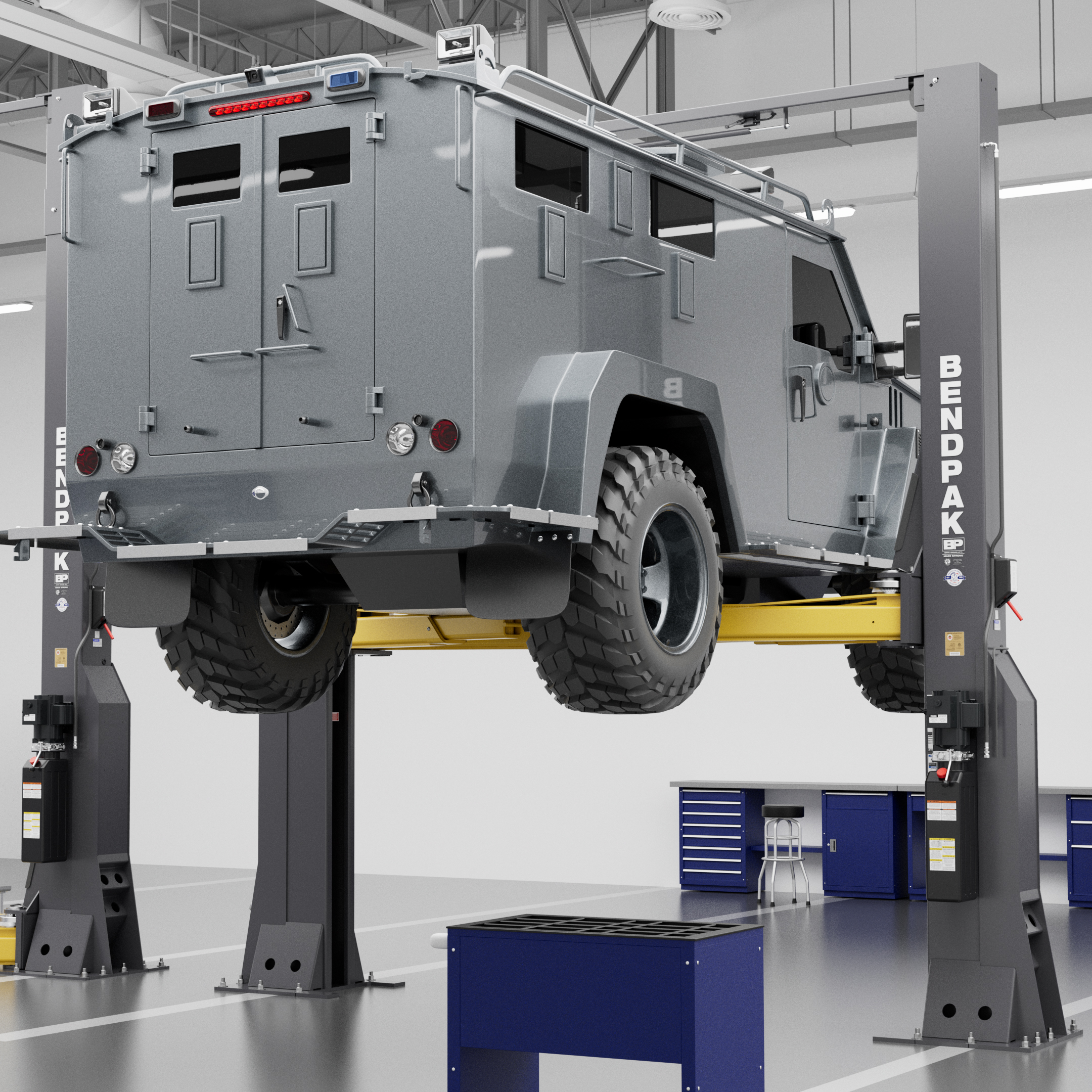 Maximum-Capacity Lifting for Heavy-Duty Bays