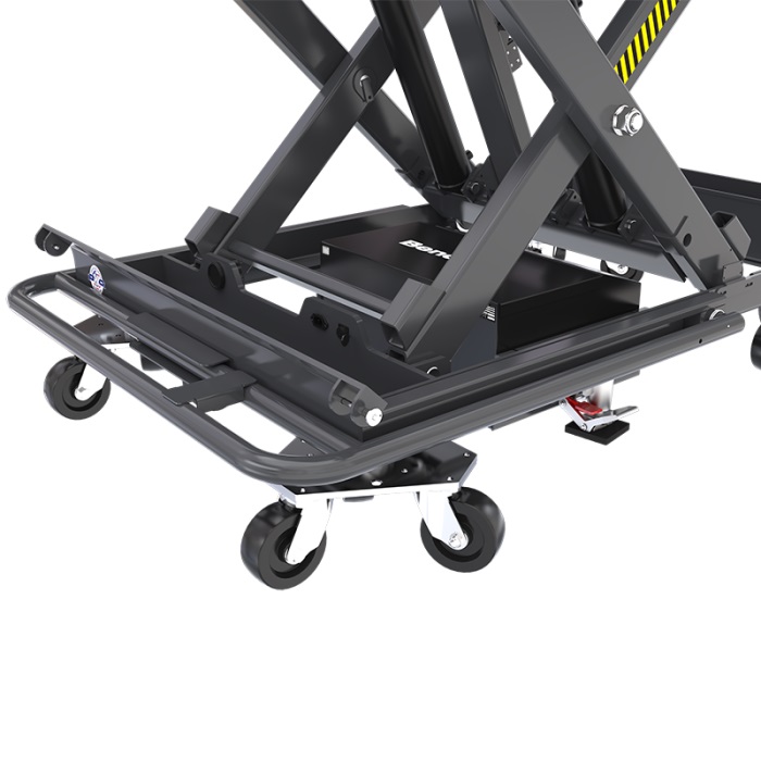 Zero-Throw Casters for Heavy EV Table Maneuverability