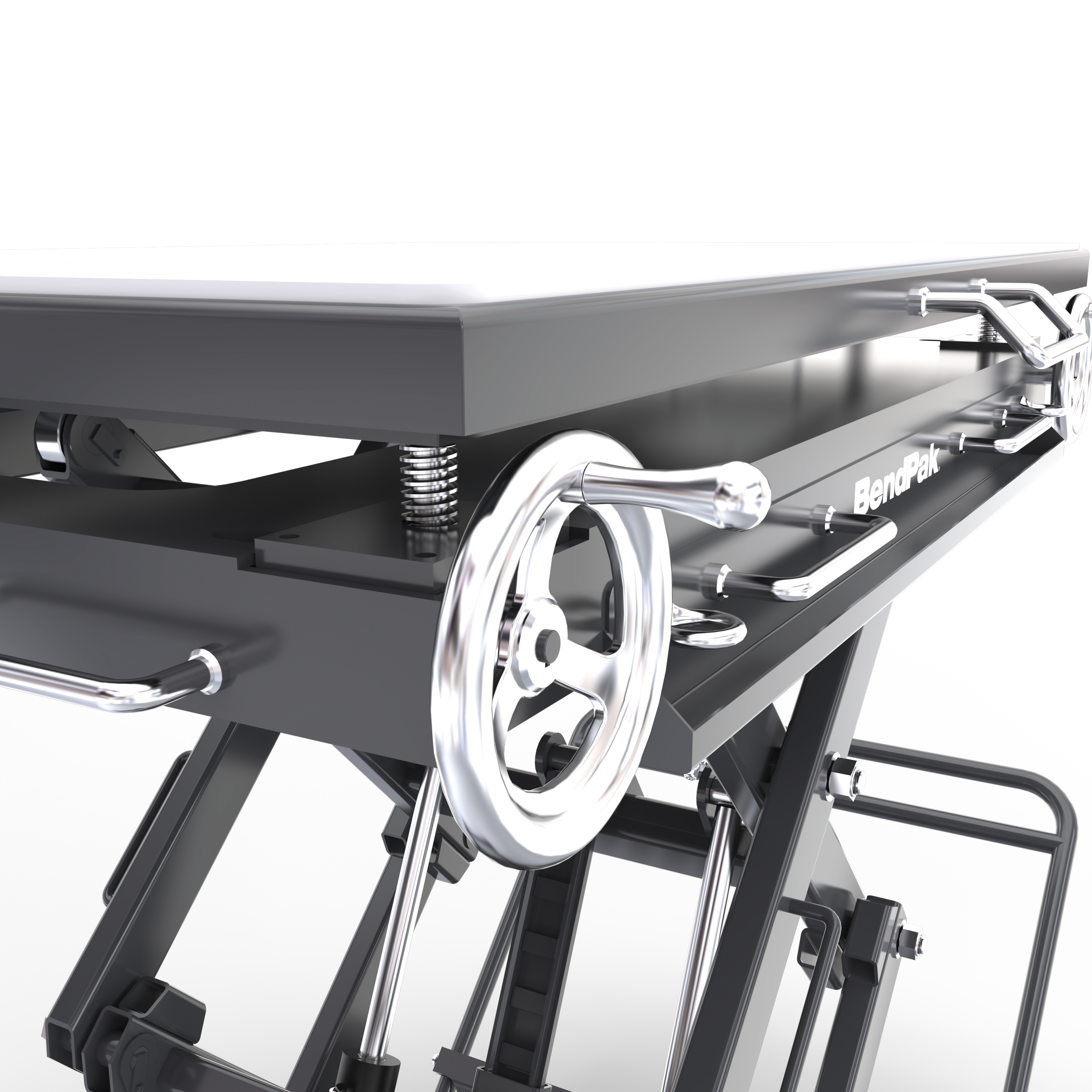 Precision EV Battery Positioning with Screw Jack Control
