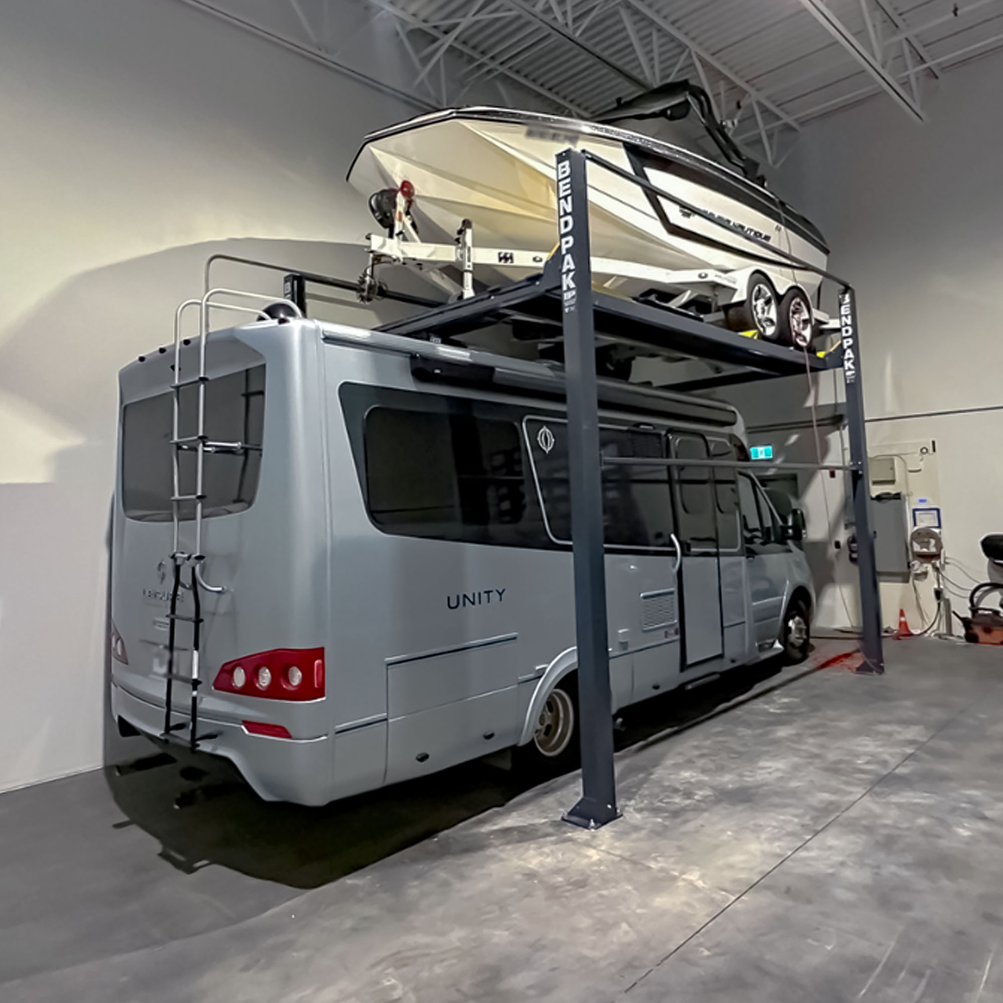 High-Rise Dry Docking Power for Boats, Cars, and Trailers