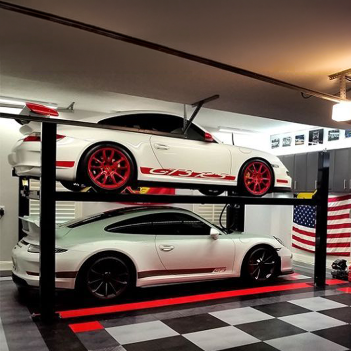 Parking, Storage, and Service in One Open-Center Lift
