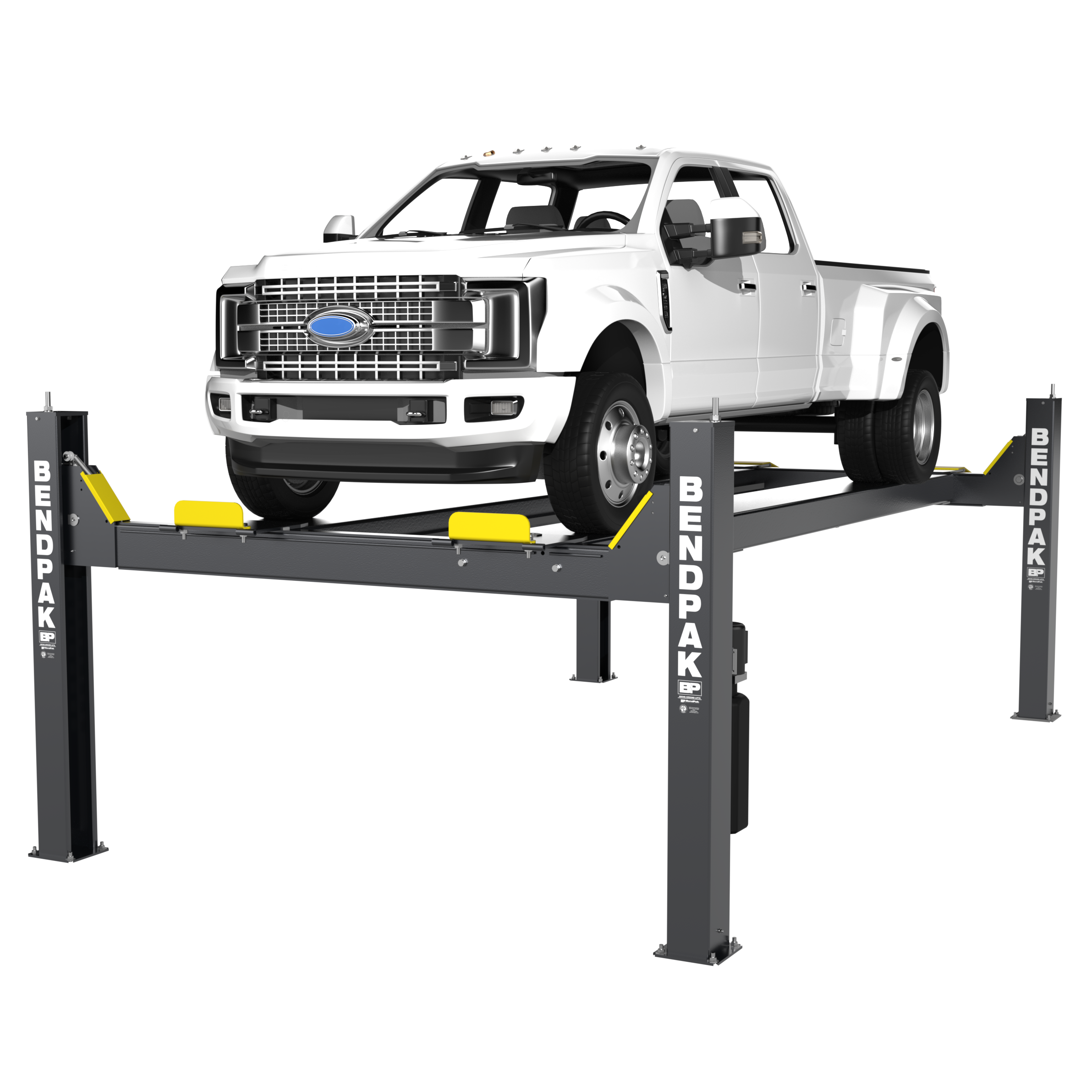 18,000-lb. Four-Post Strength for Trucks, Vans, and SUVs