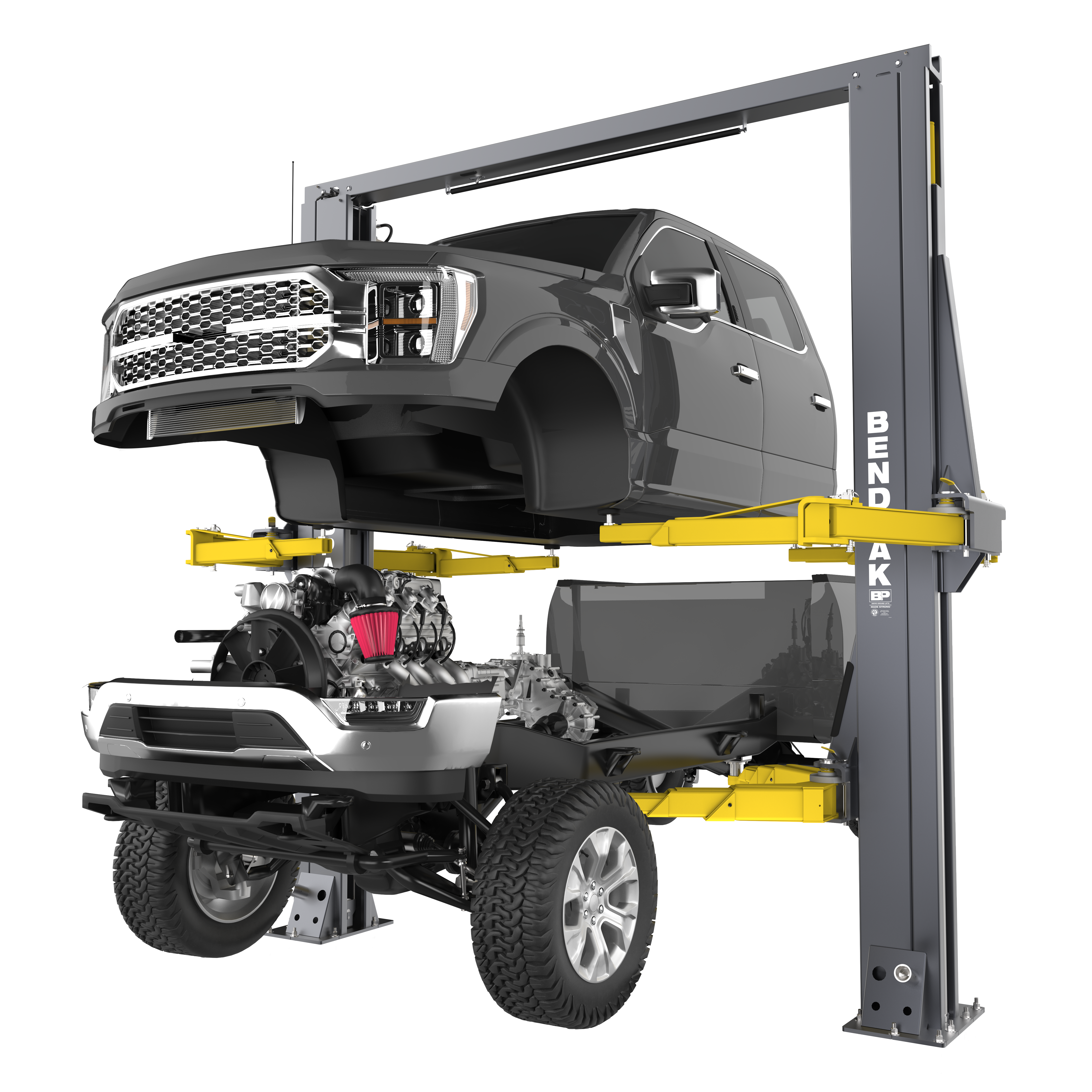 Eight-Arm Platform with Triple-Telescoping Reach