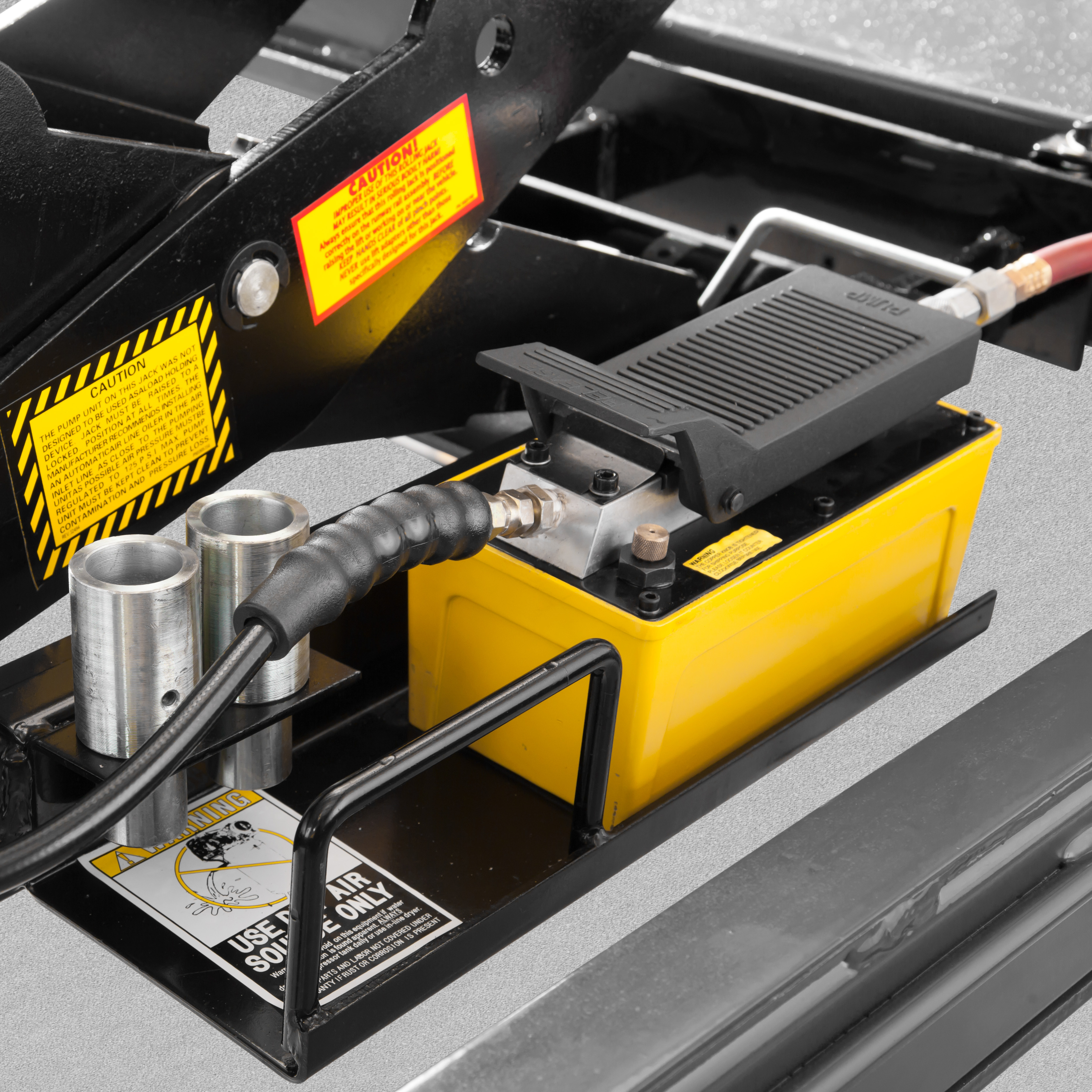 Foot-Controlled Pneumatic-Hydraulic Power with Three Lock Levels