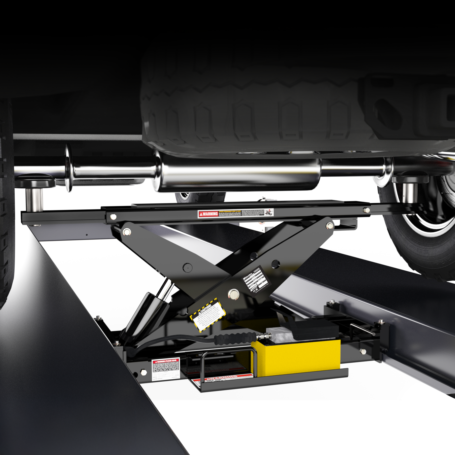 Built for Compatible 12,000-lb. and Higher Four-Post Lifts