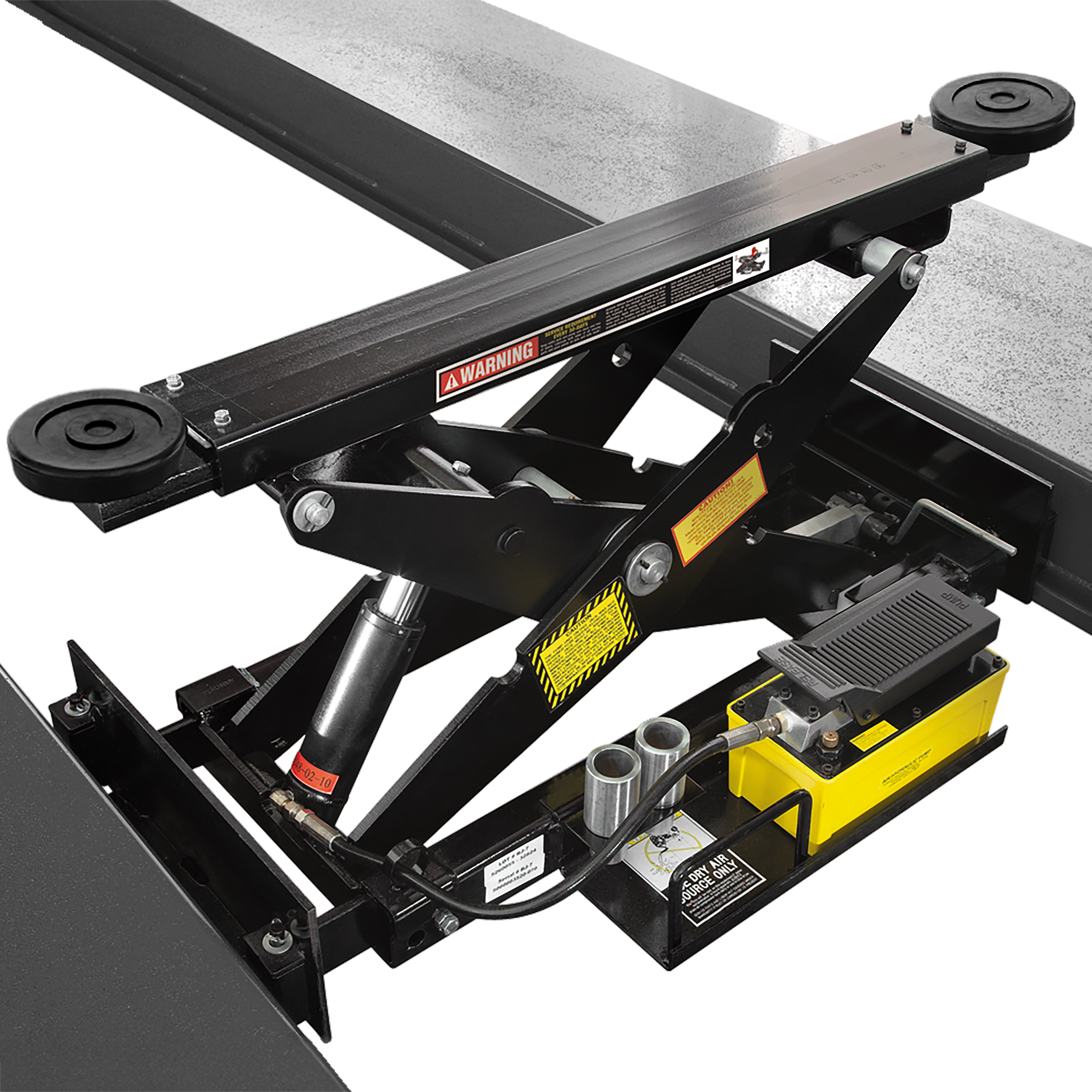 9,000-lb. Rolling Jack Strength for Heavier Lifted Loads