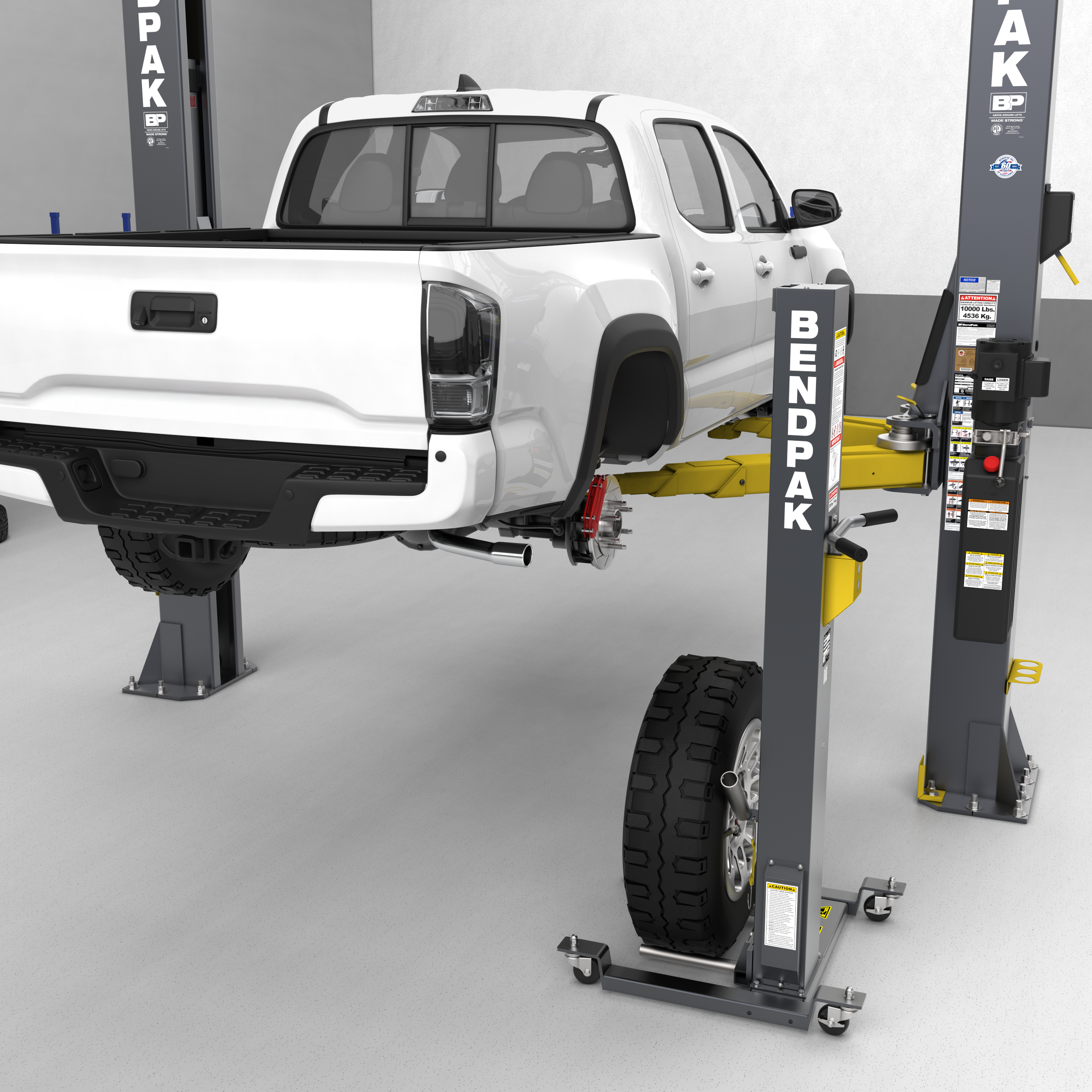 Heavy-Duty Portable Wheel Lift for Trucks, SUVs, and Shop Service