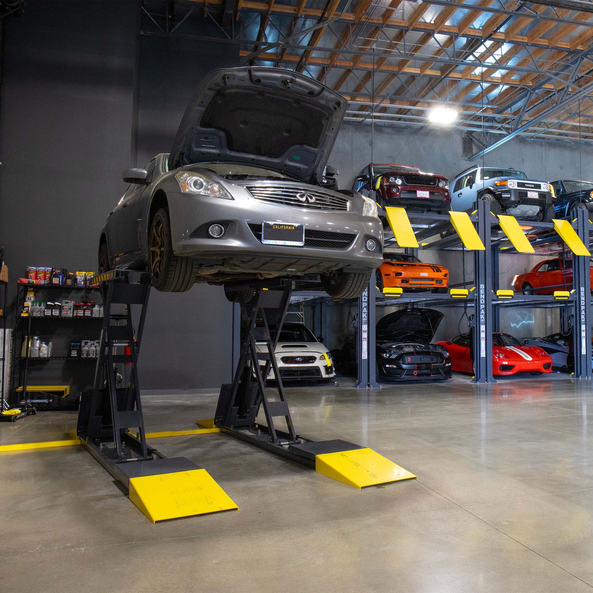 Open-Center Access With a Surface-Mount Scissor Design