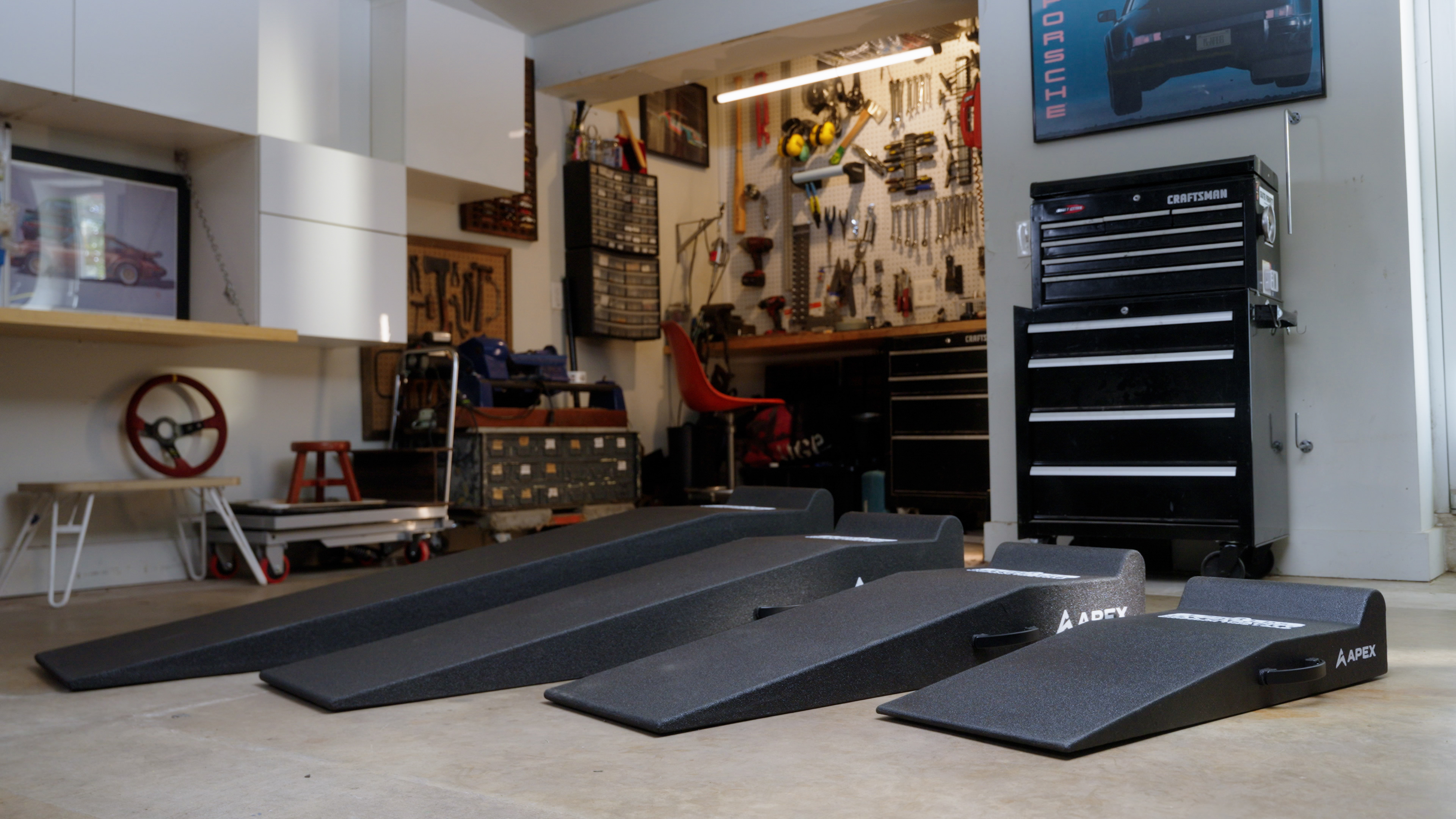 Compact Foam Garage Ramps That Make Quick Service Easier
