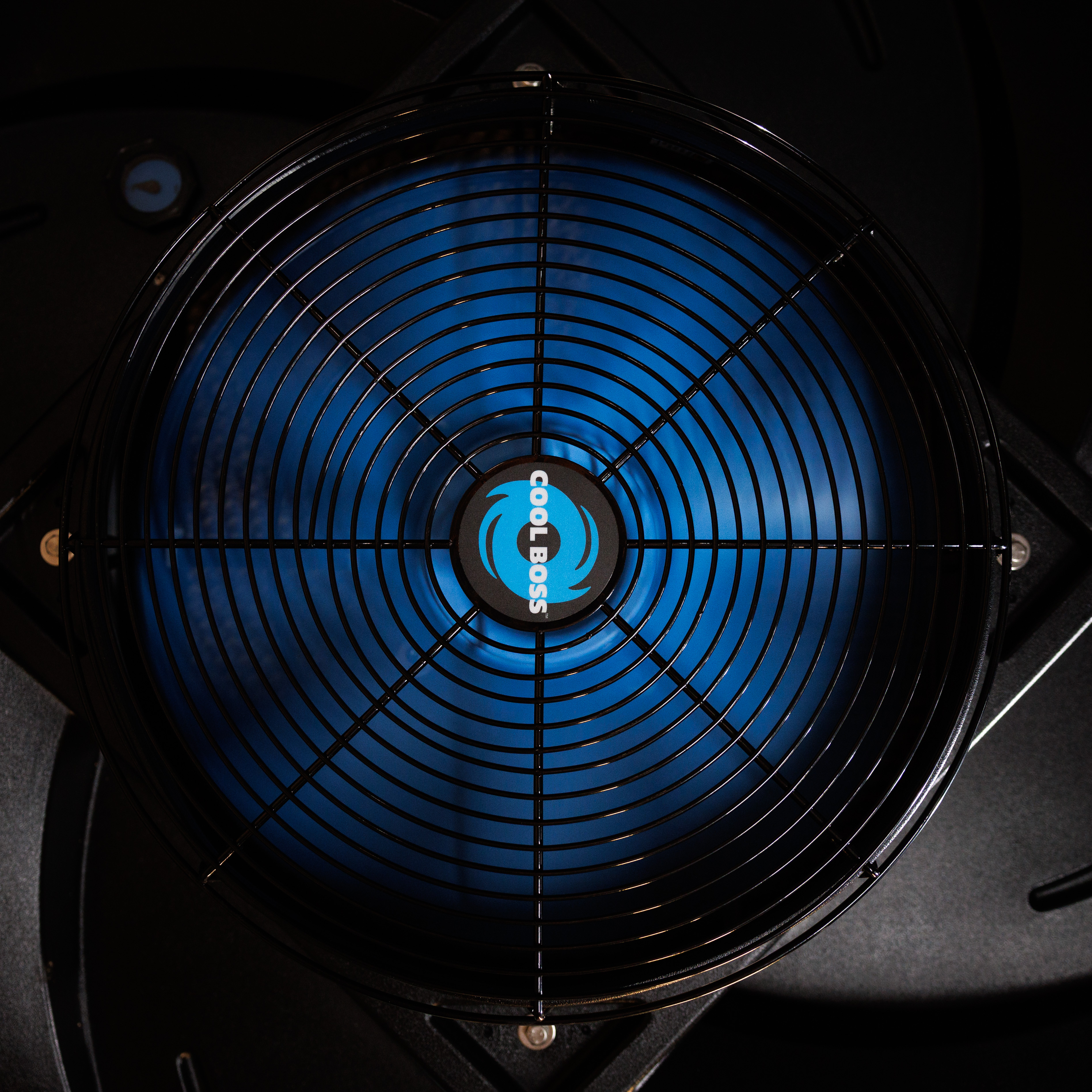 16-Inch Blue Flex Fan with 4,960 CFM Airflow