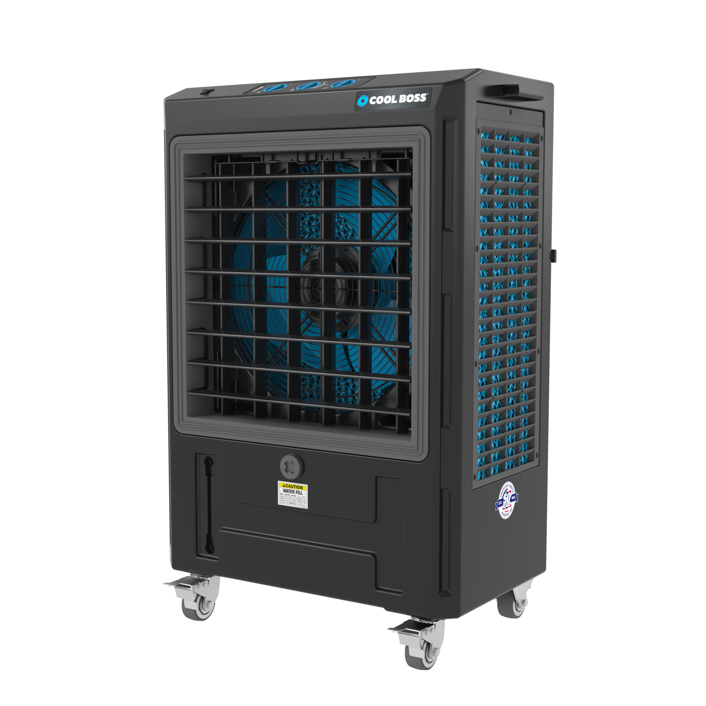 Portable Garage Cooler with Smart Controls and Easy Setup