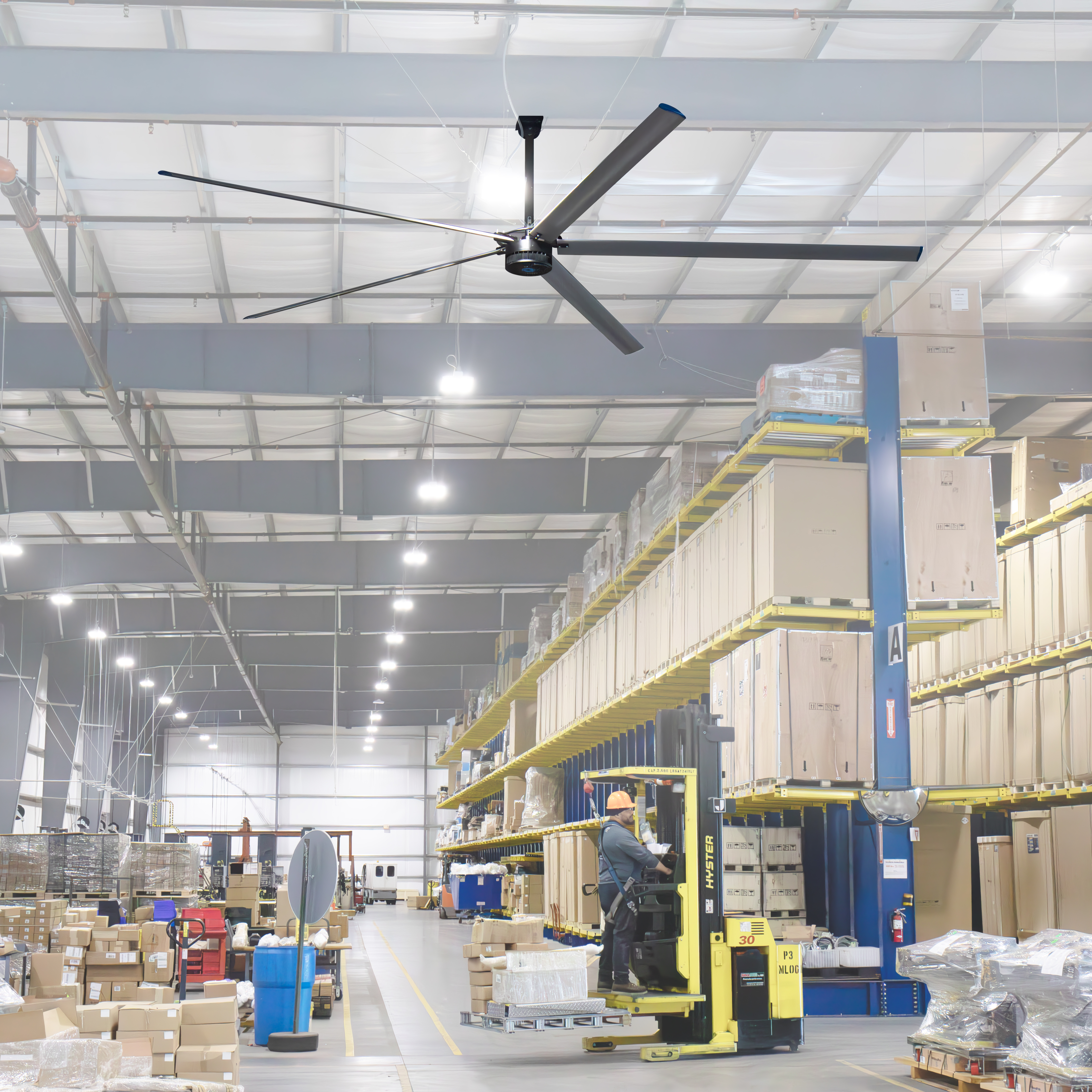 Better Worker Comfort with Energy-Efficient Air Circulation