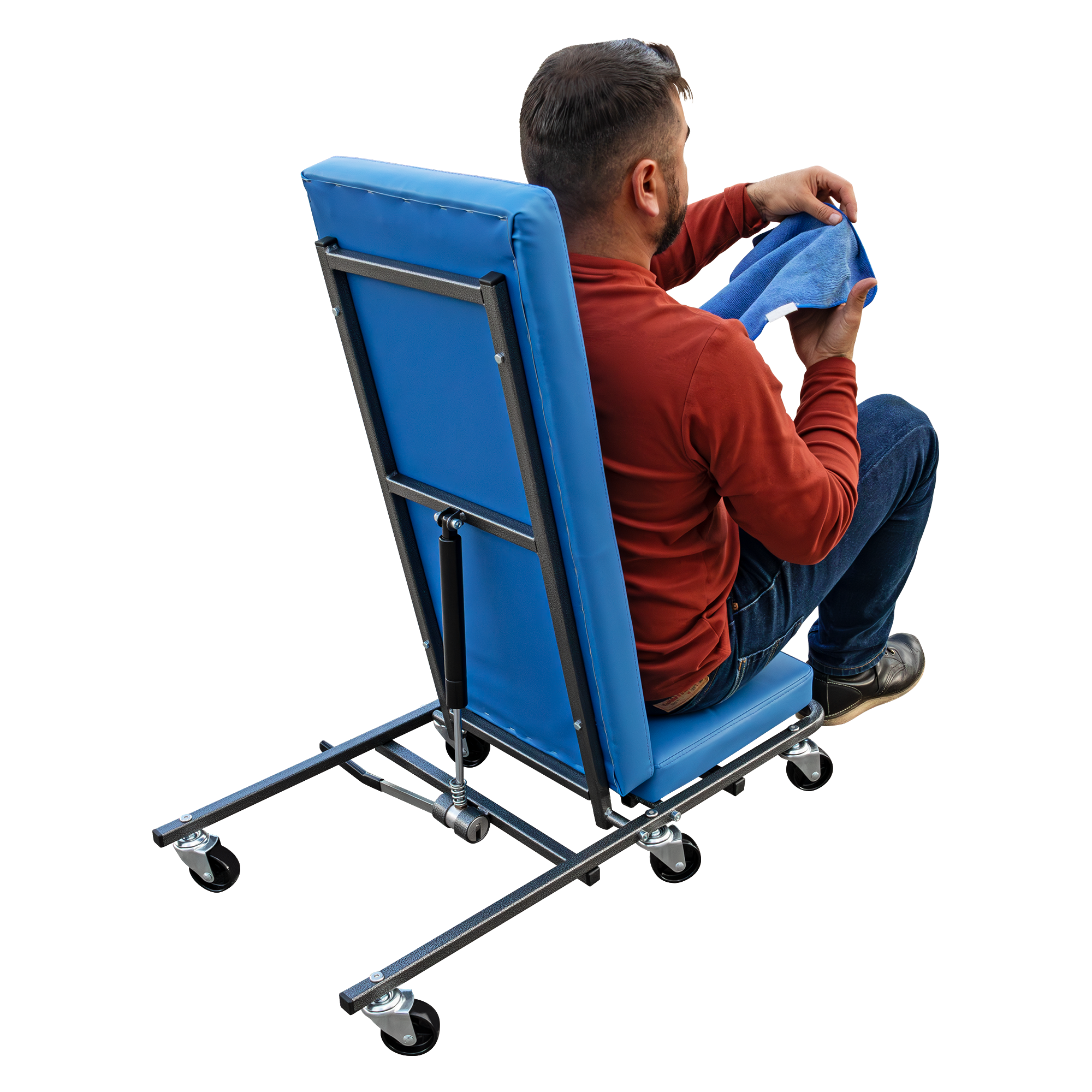 Gas Spring Backrest and Adjustable Seat Angle