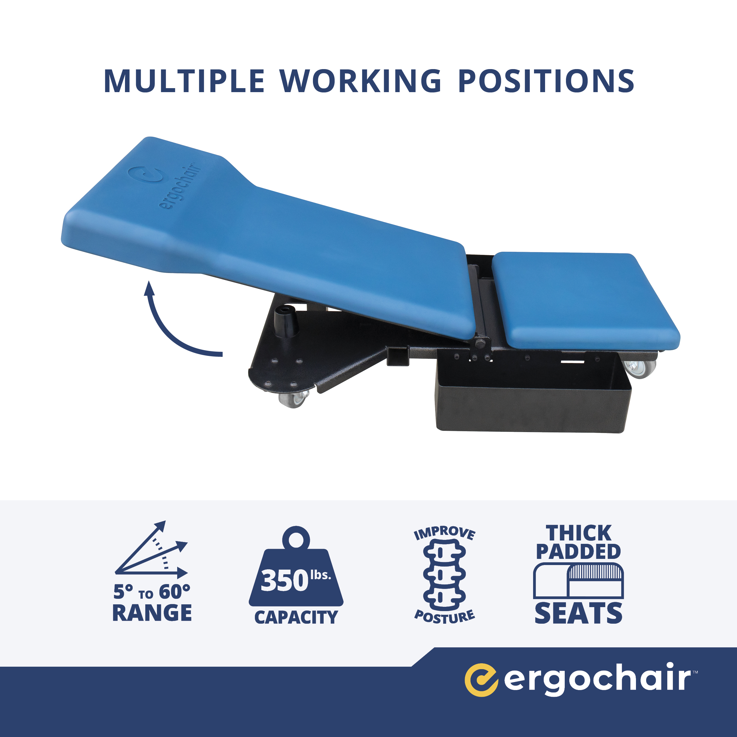 Adjustable Backrest and Riser Kit Versatility