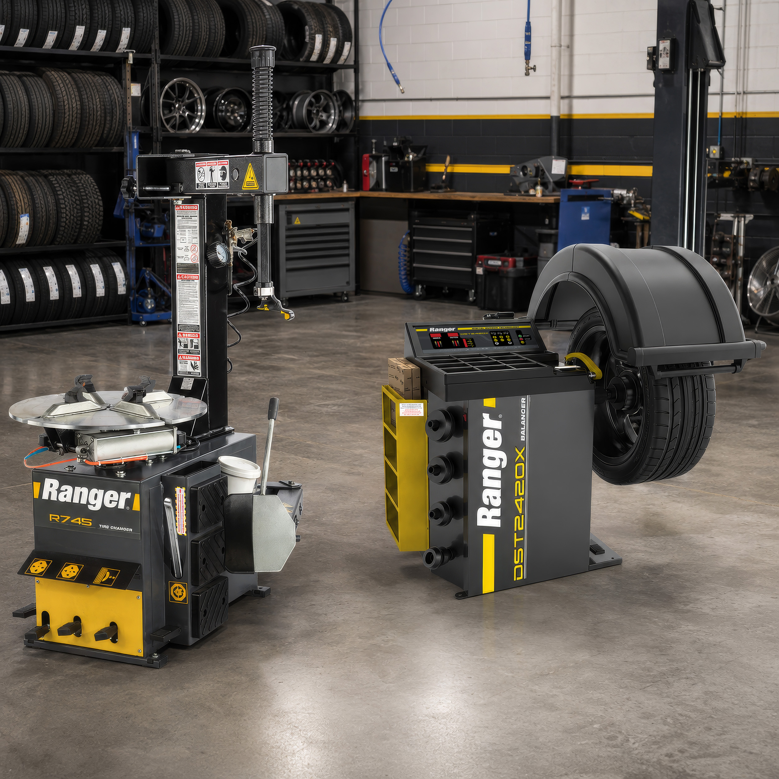 R745 and DST2420X Wheel Service Package for Everyday Shops