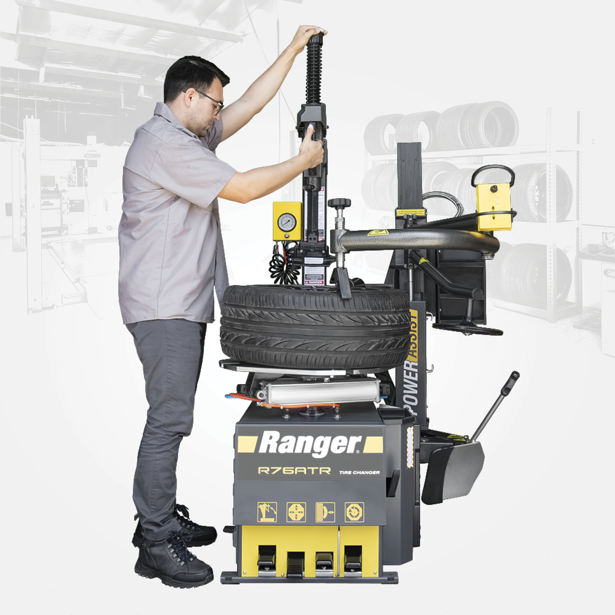 Controlled Tire Changing
