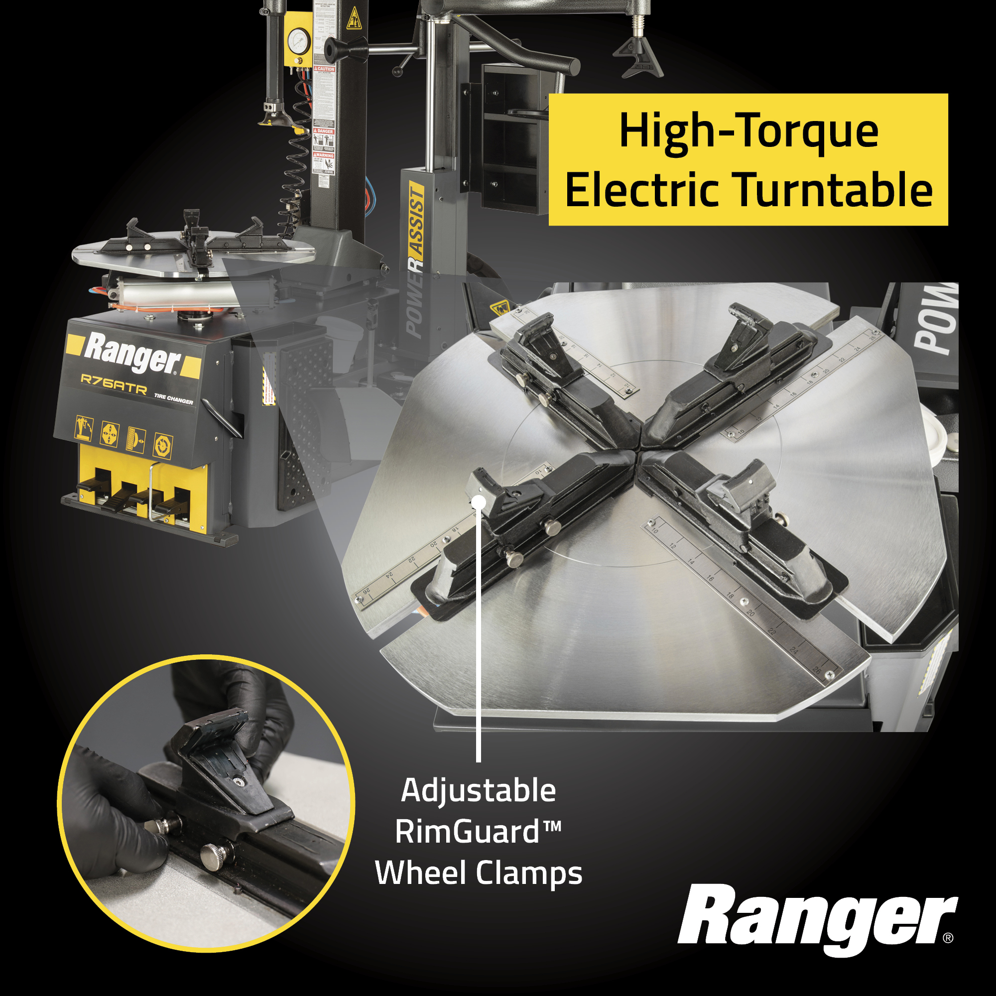 Electric Turntable, Integrated Inflation, and Shop-Ready Accessories