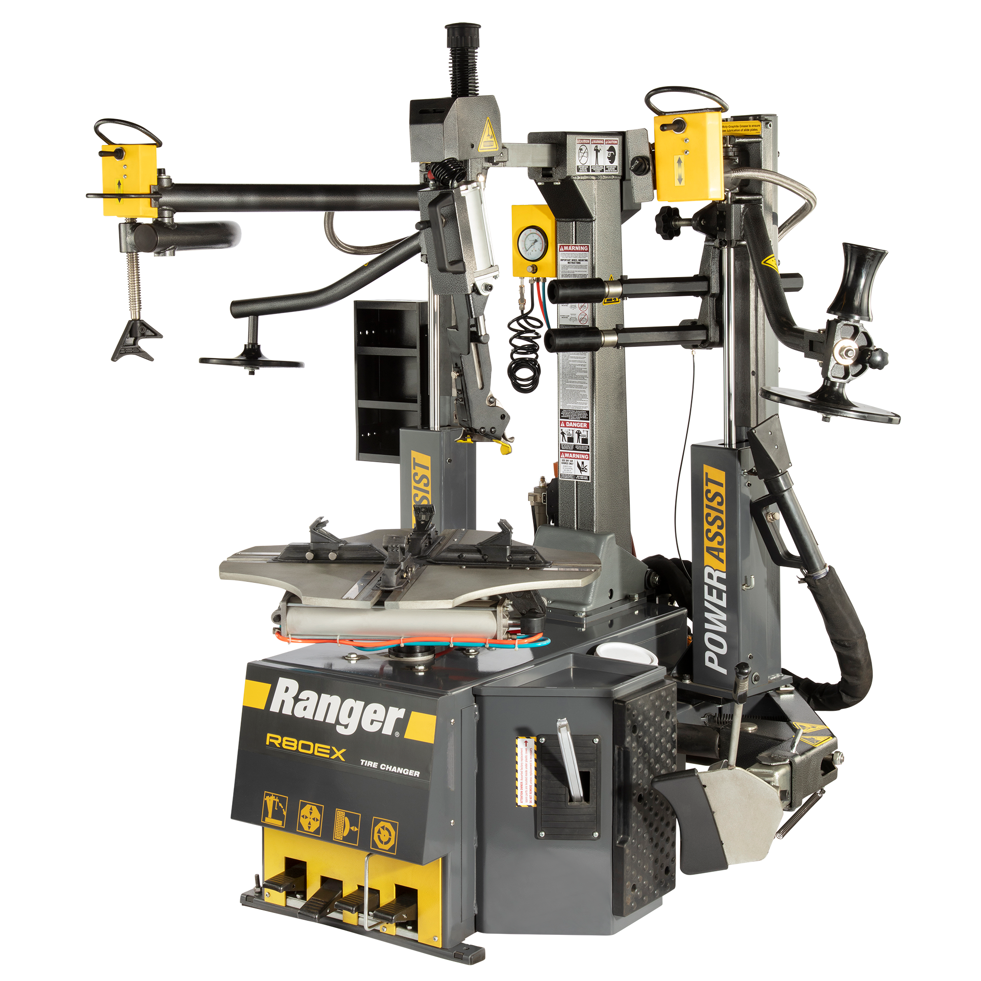 R80EX Tire Changing Capability for Bigger Daily Demands