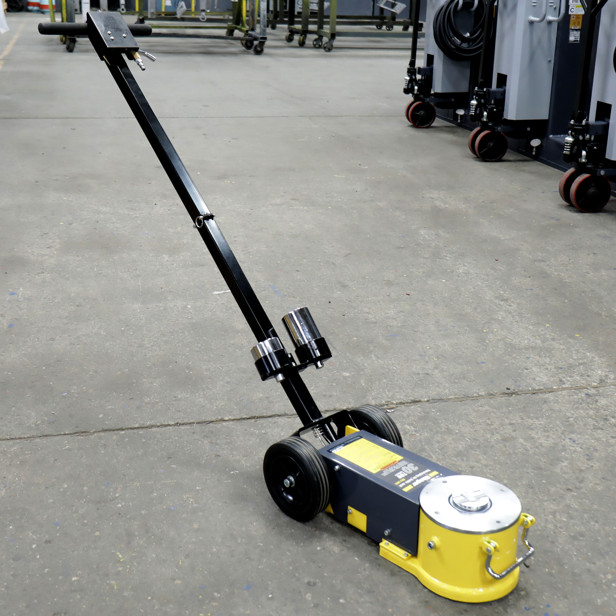 Air-Hydraulic Operation with Built-In Overload Protection