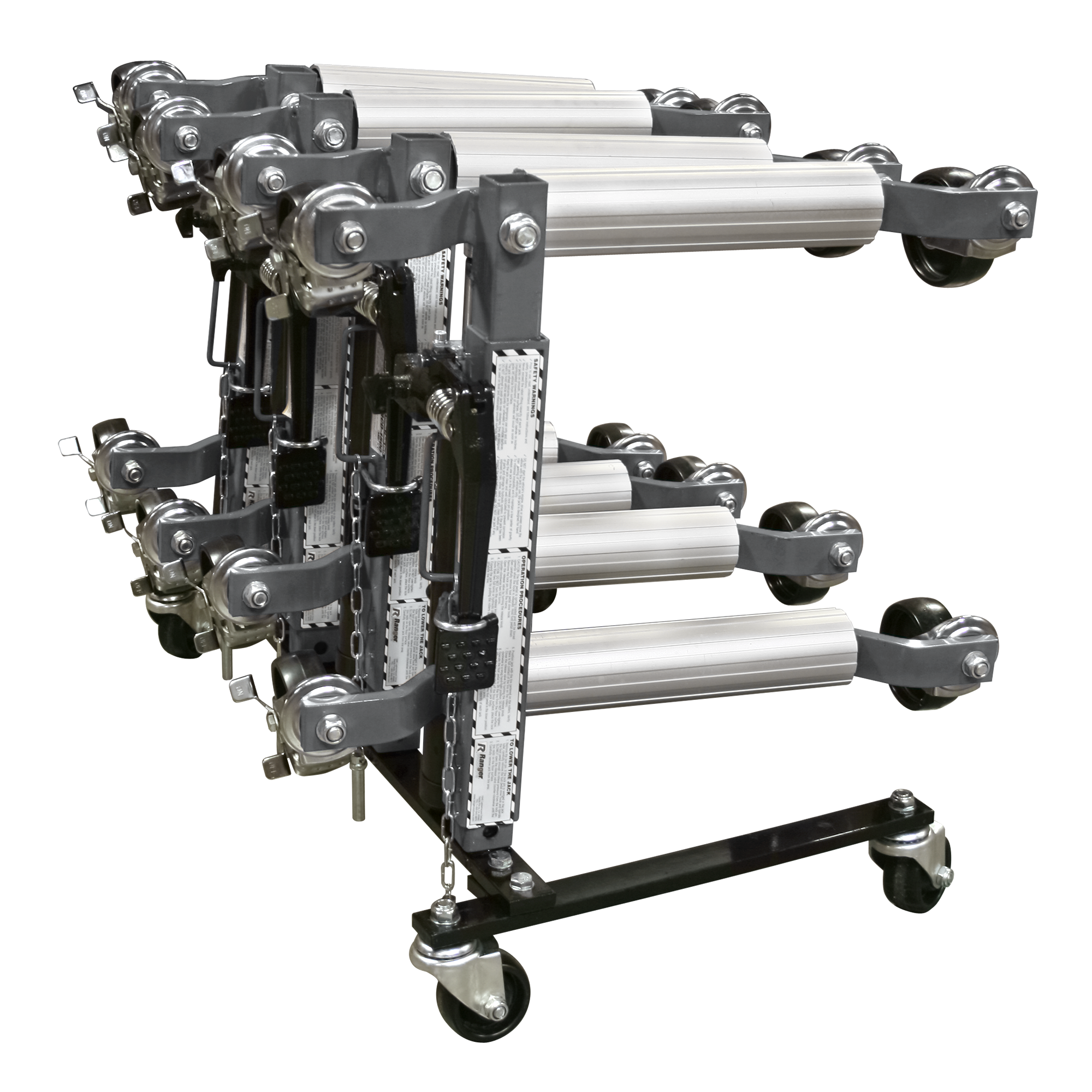 Heavy-Duty Steel Car Dollies That Store Cleanly