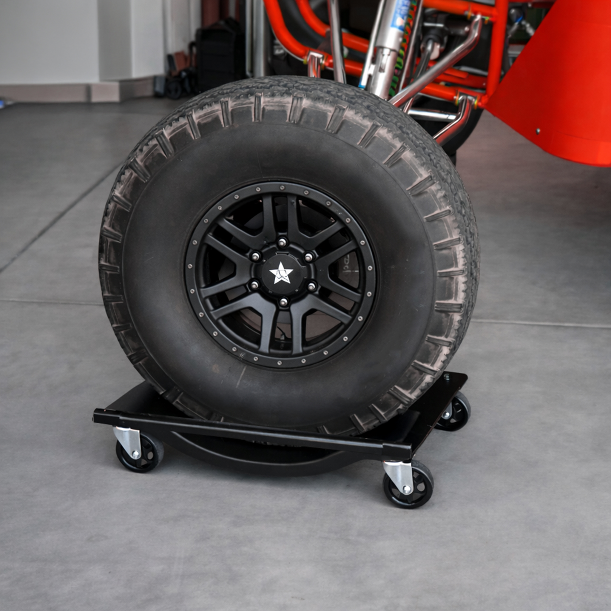 Low-Profile Wheel Dolly Auto Carts for Vehicle Movement
