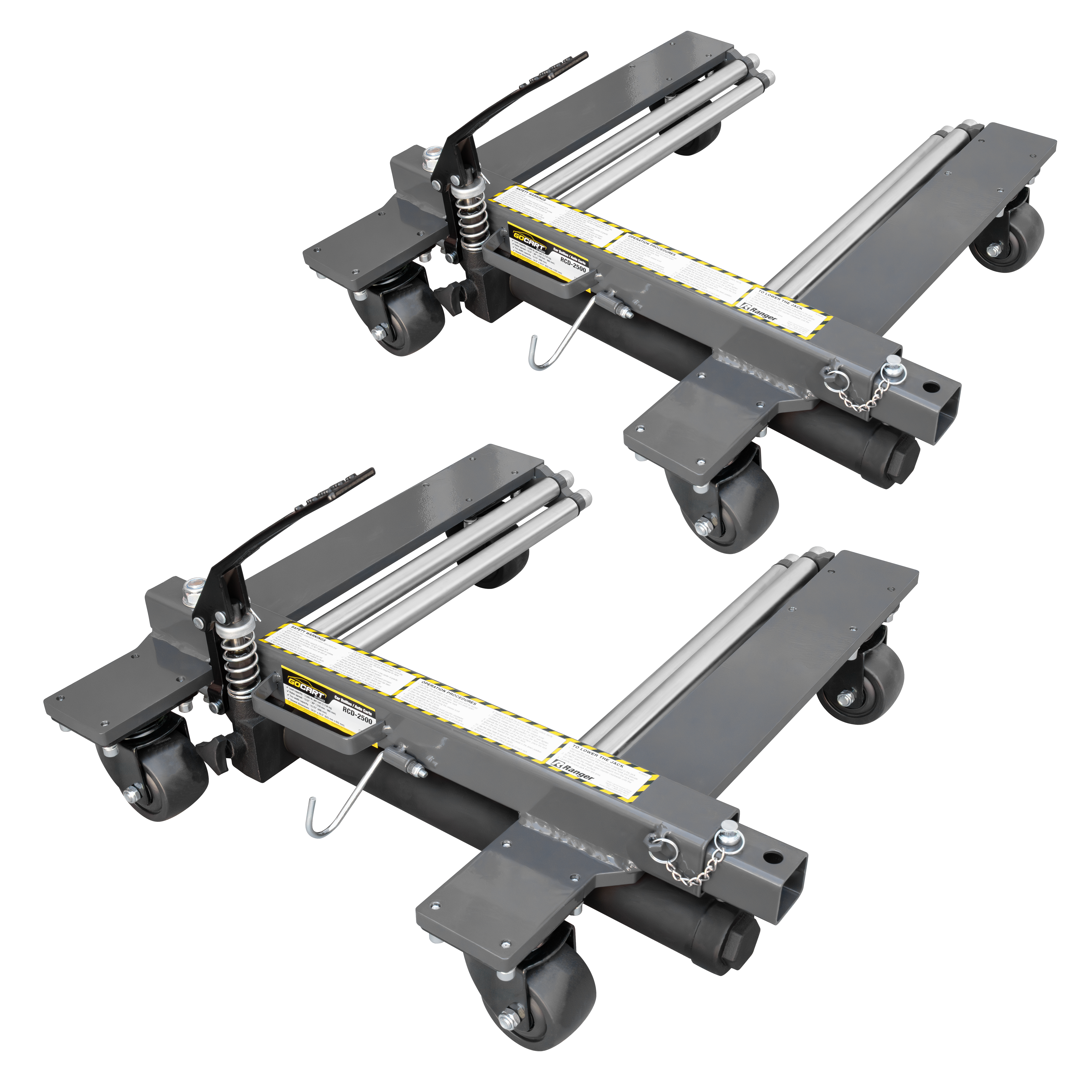 2,500-lb. Car Dollies Built for Low Cars, Trucks, and SUVs
