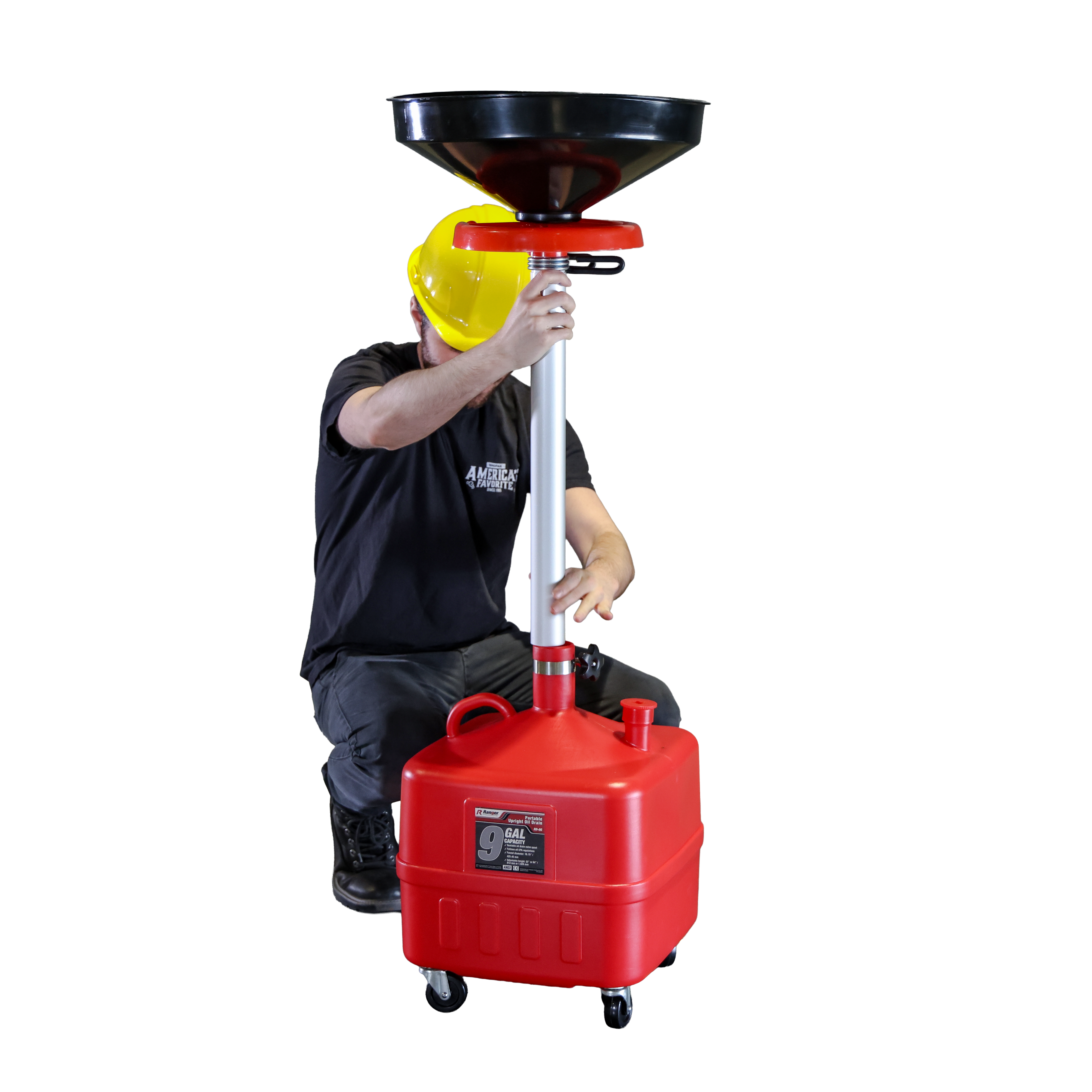 Wide-Body, Lightweight Oil Drain