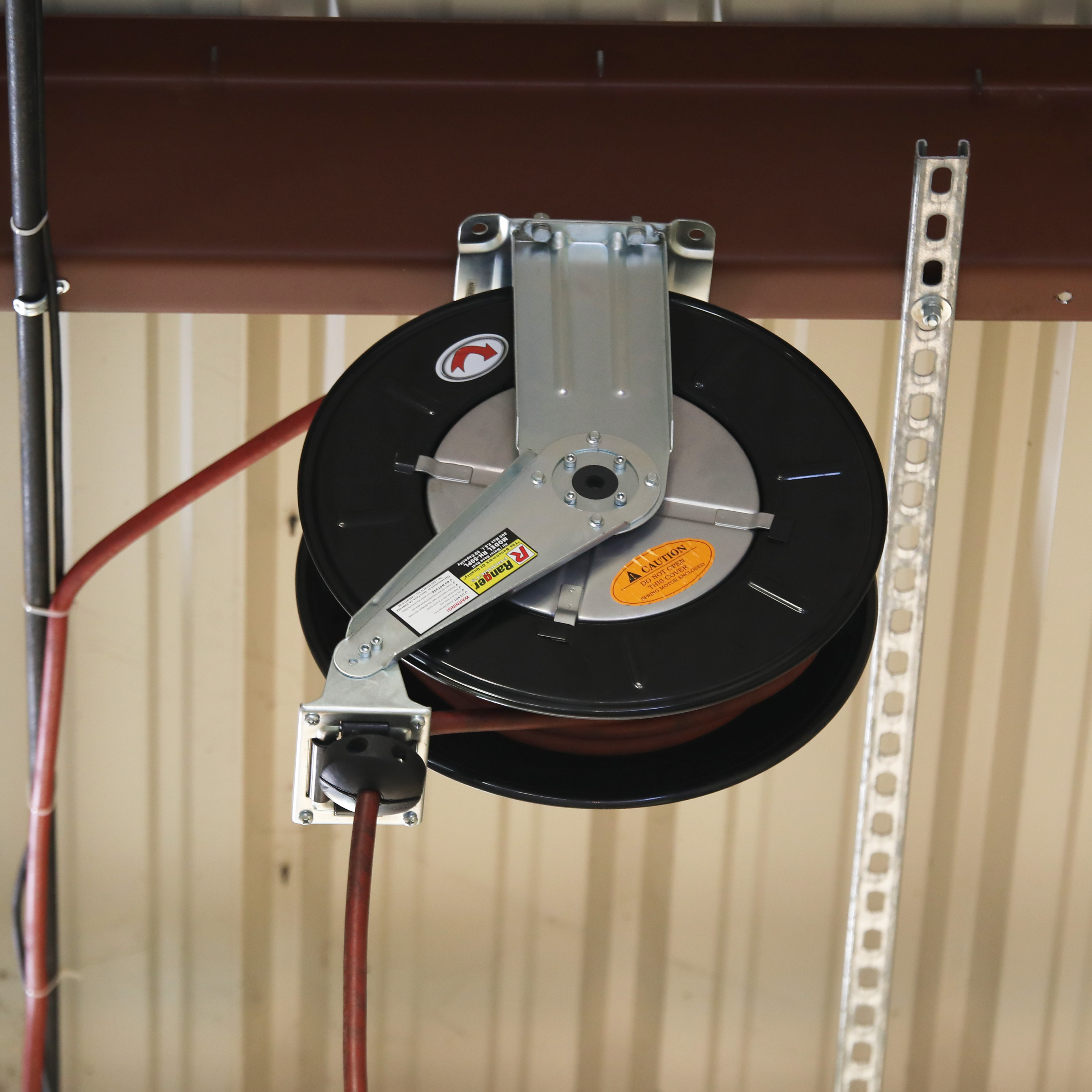 50-Foot Hose Reel for Air or Water Service