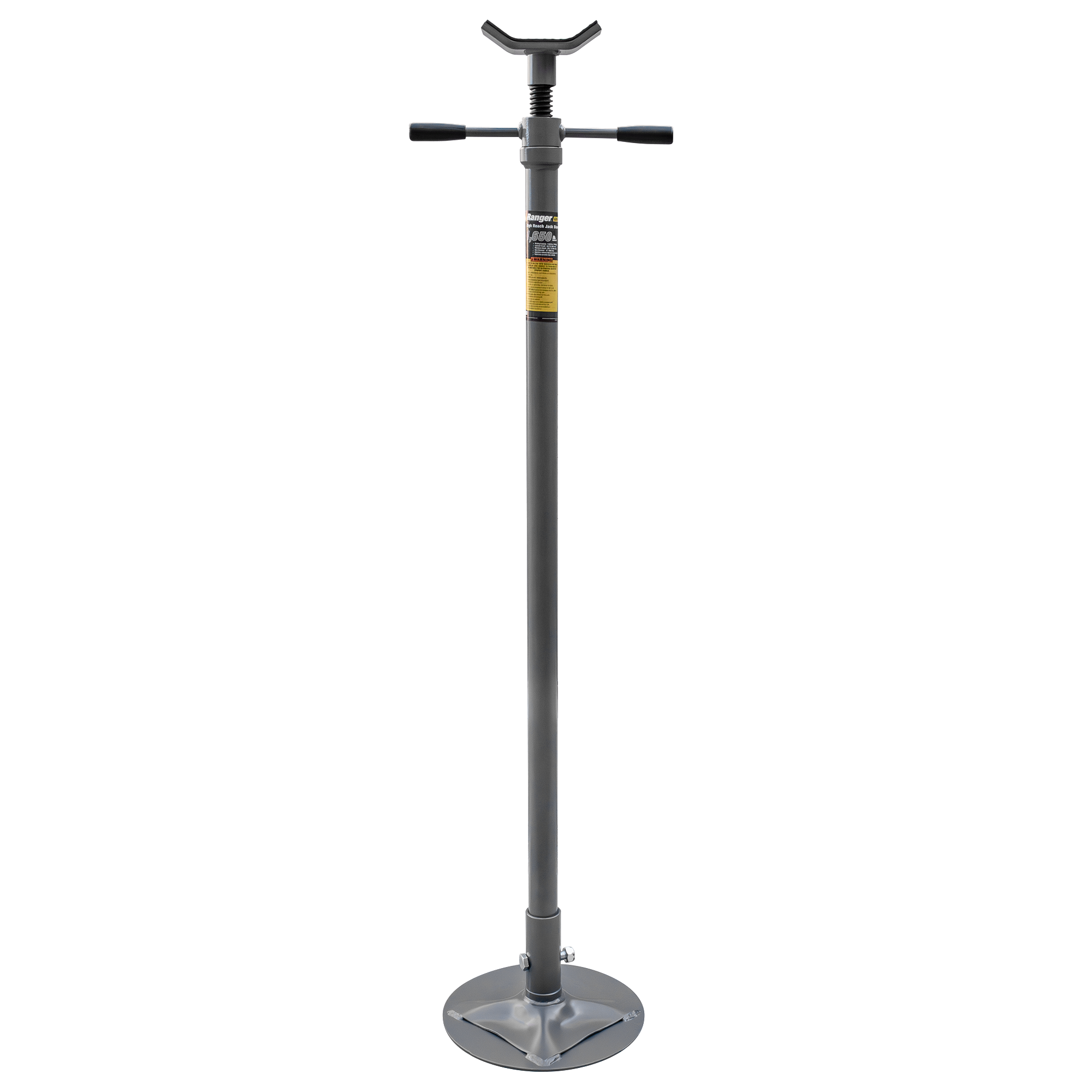 High-Reach Jack Stand for Stabilizing Lifted Vehicles