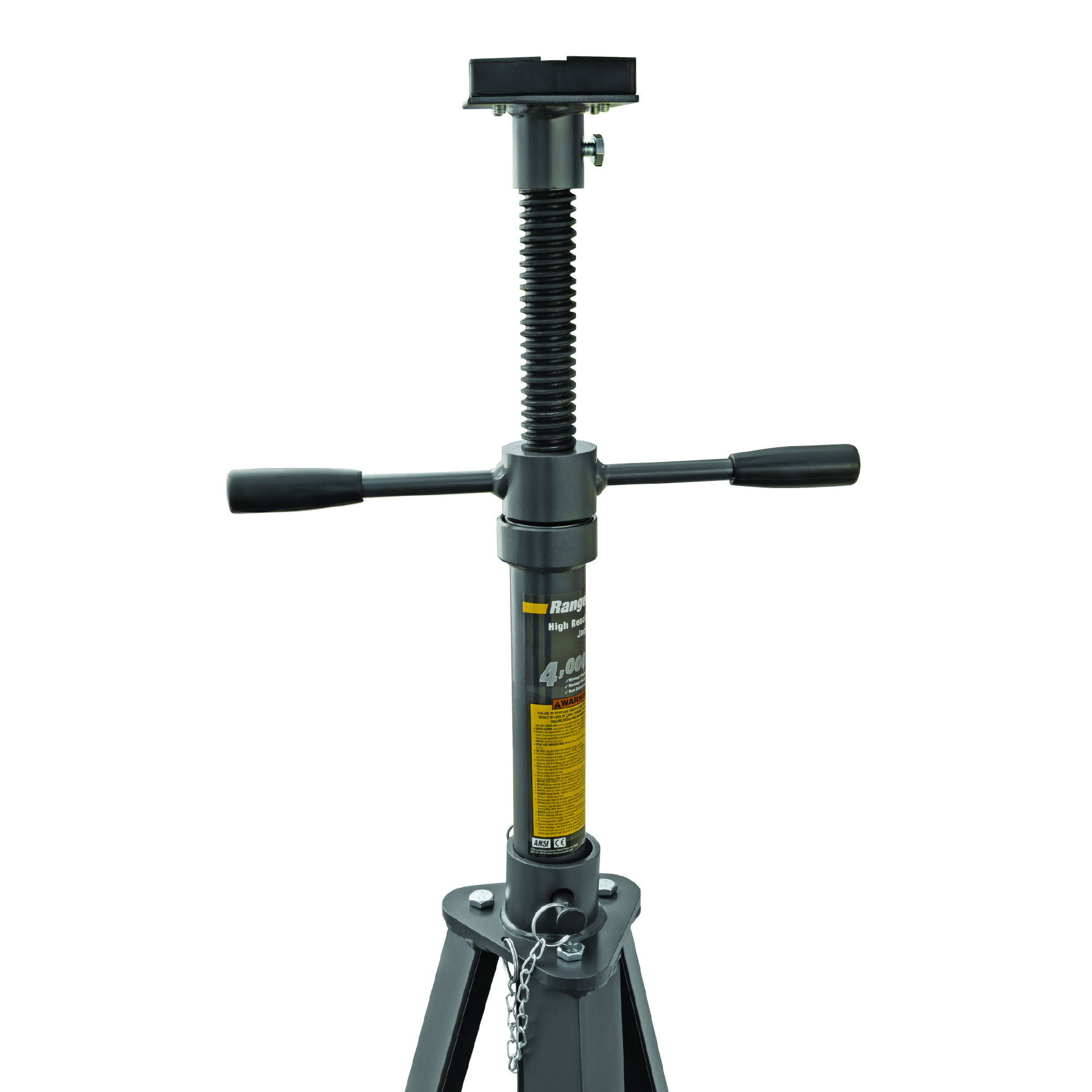 High-Reach Jack Stand for Two-Post and Four-Post Lift Work