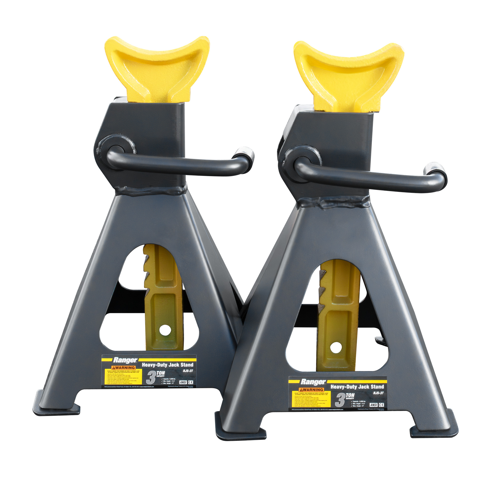 3-Ton Jack Stands for Safer Vehicle Support