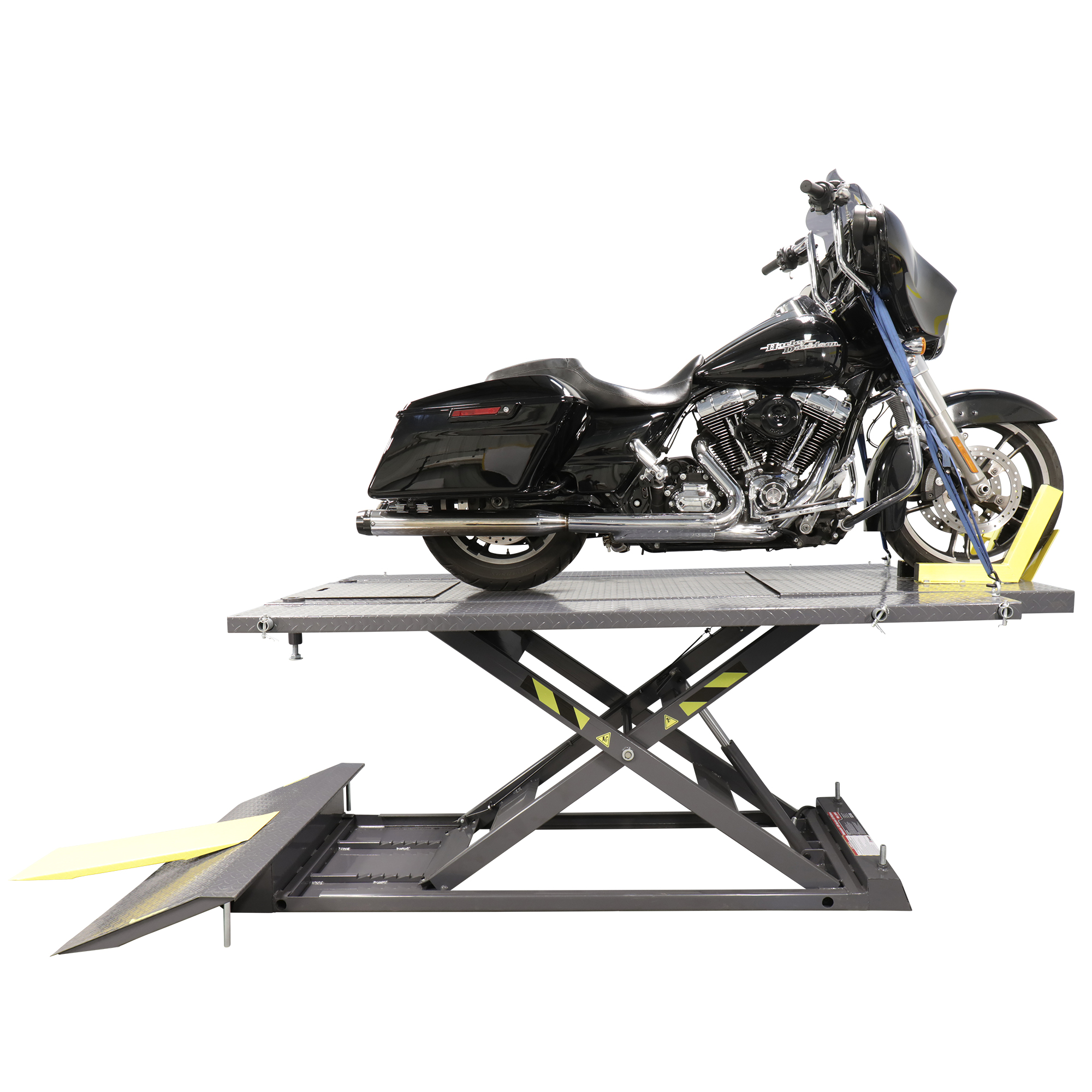 Motorcycle and ATV Lifting with Extra Room to Work