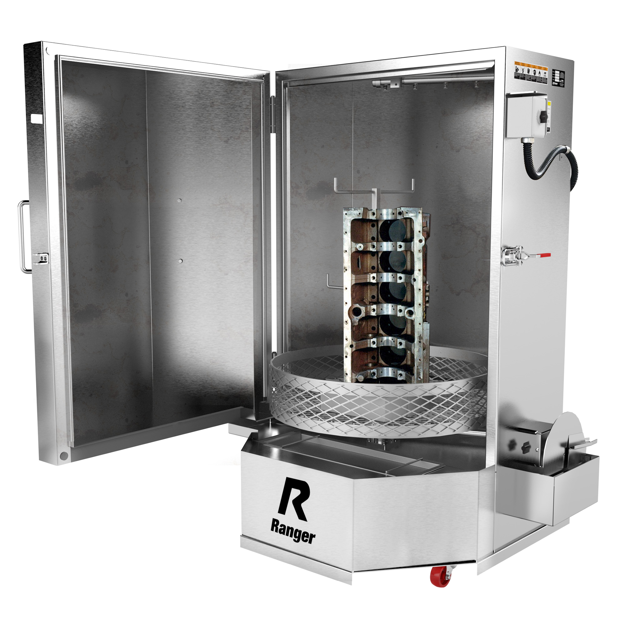 Stainless Steel Construction with 500-lb. Parts Support