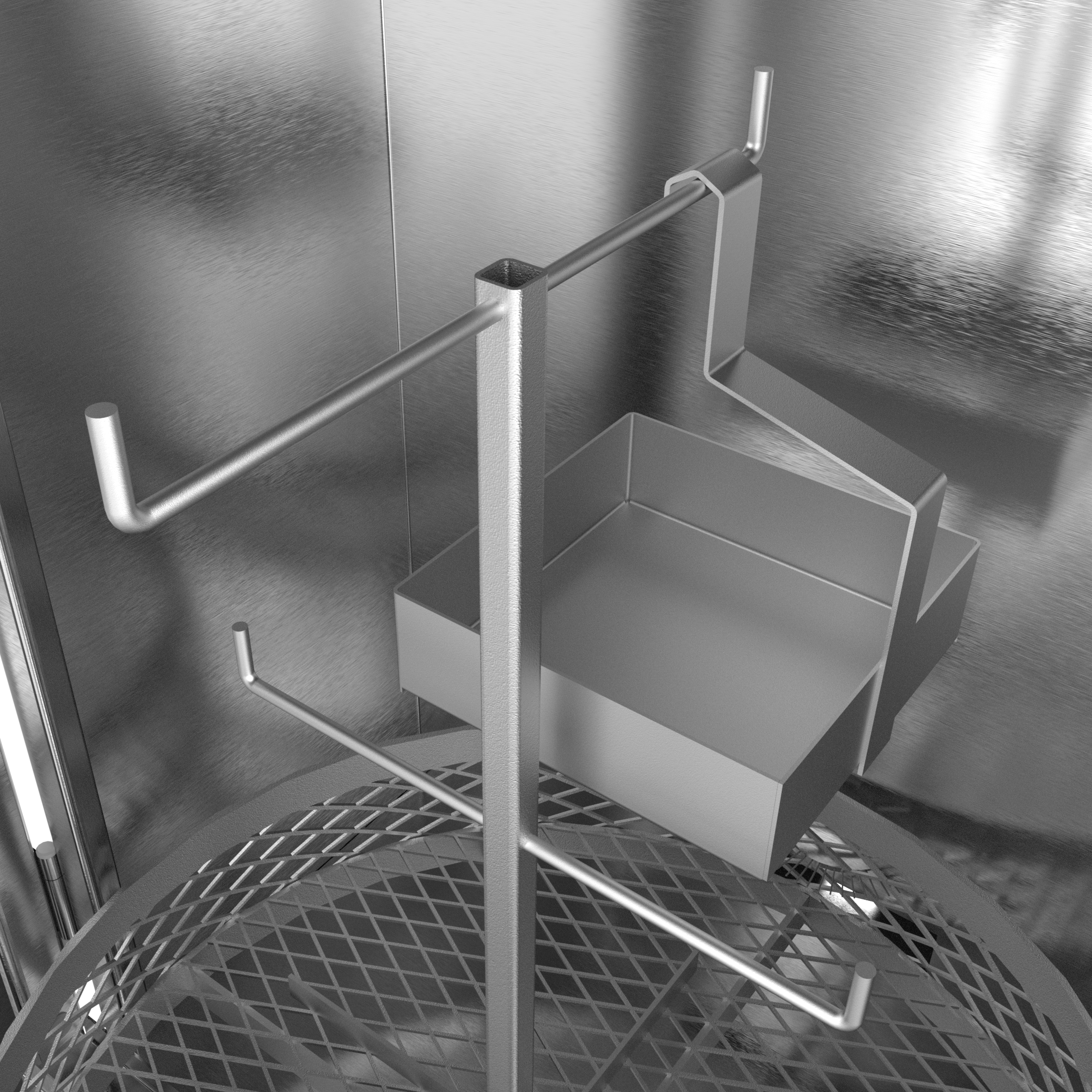 Dual Heaters and Multi-Directional Stainless Steel Spray Nozzles