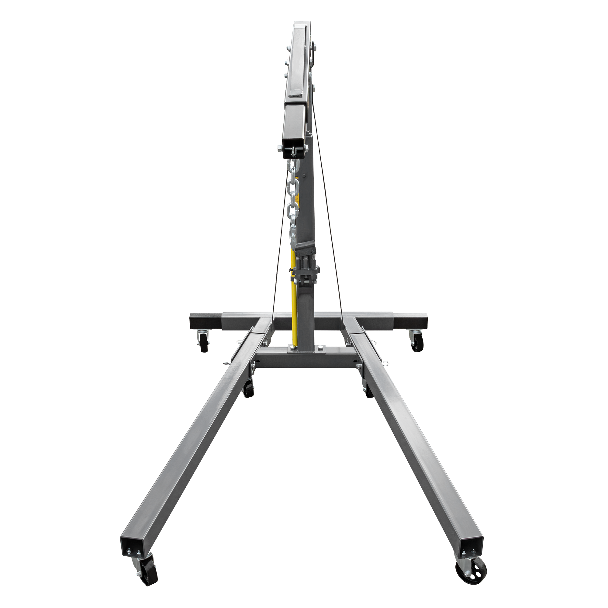 Reinforced Engine Hoist with Stable 6-Wheel Mobility