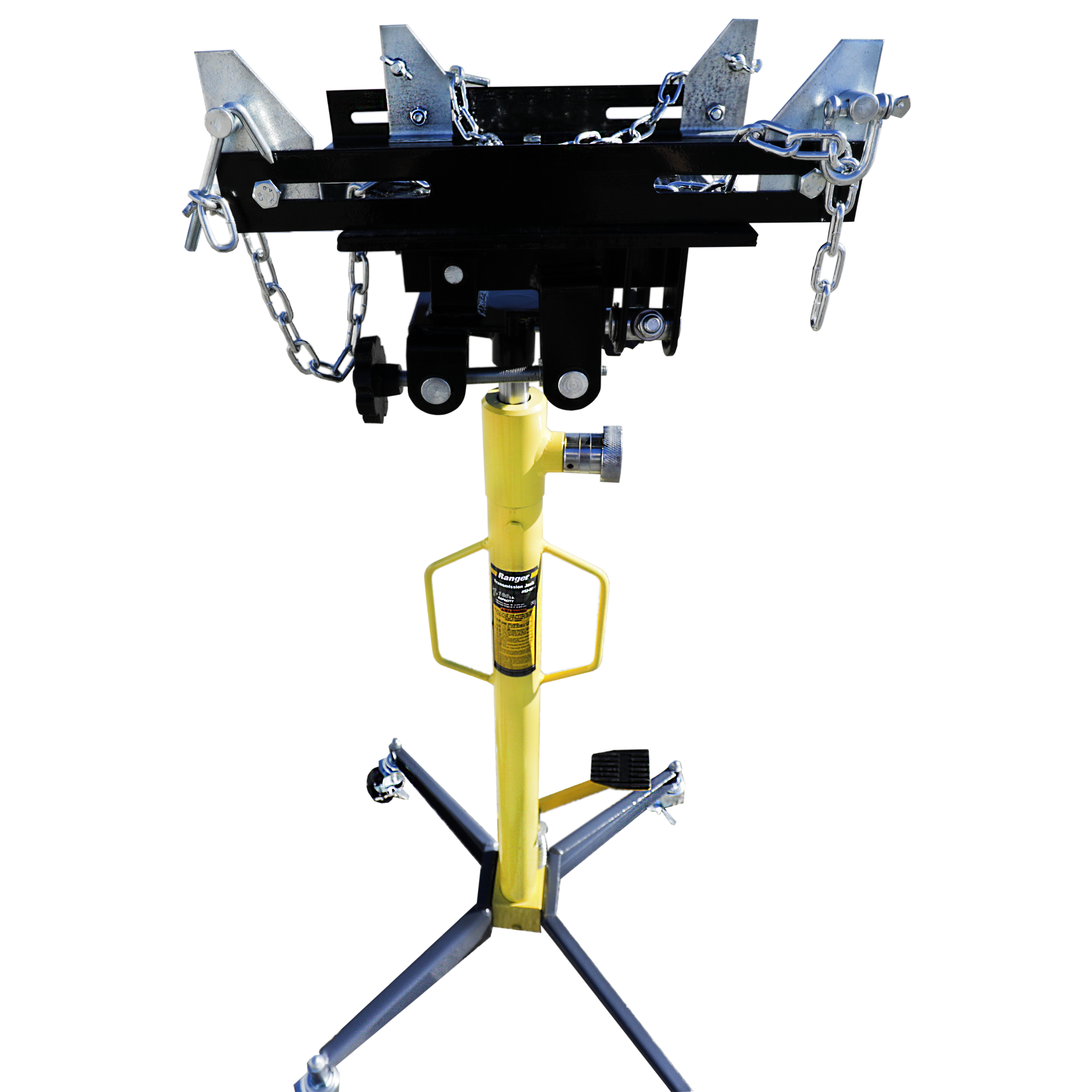 Space-Efficient Transmission Jack with Compact 24” Base