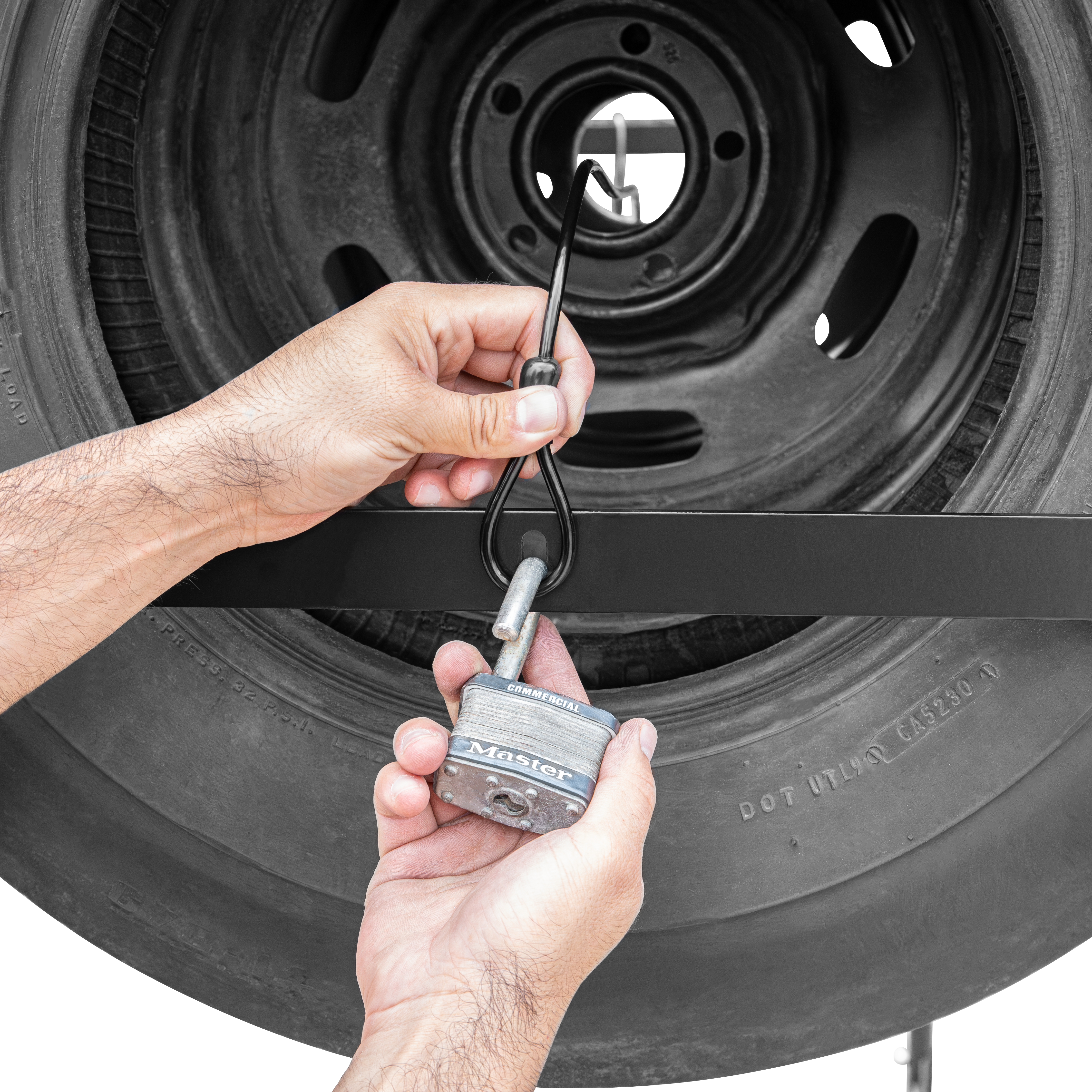 Lockable Tire Storage
