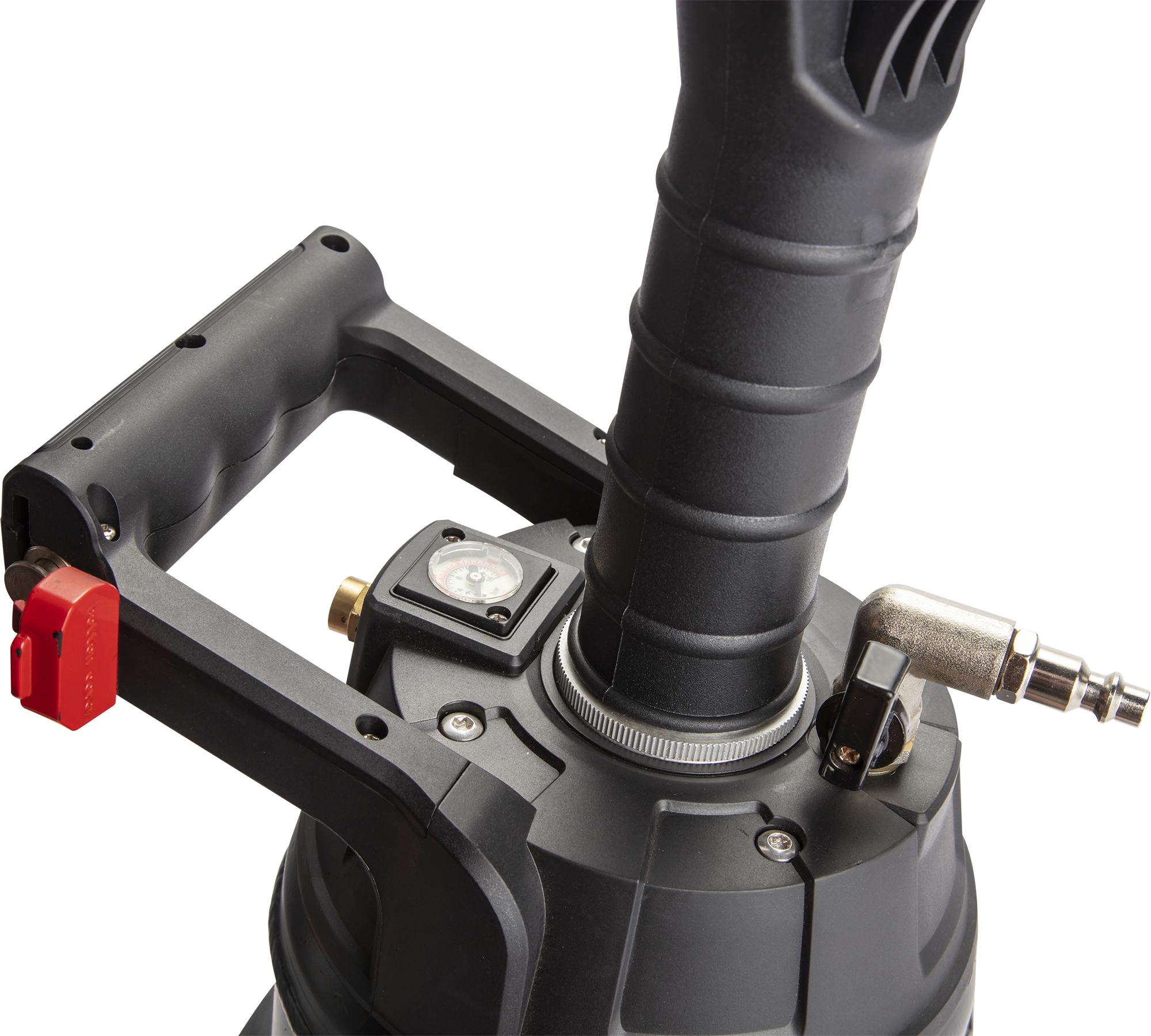 Push-Button Release Through a High-Flow Exhaust